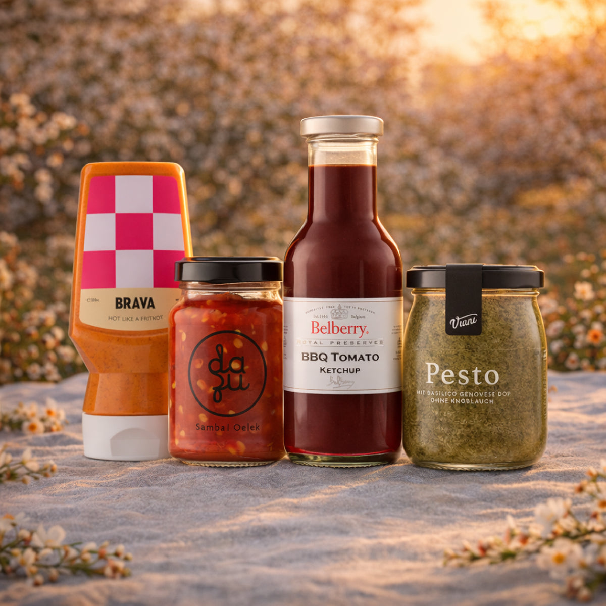 Omáčky, kečupy, pesta a hořčice