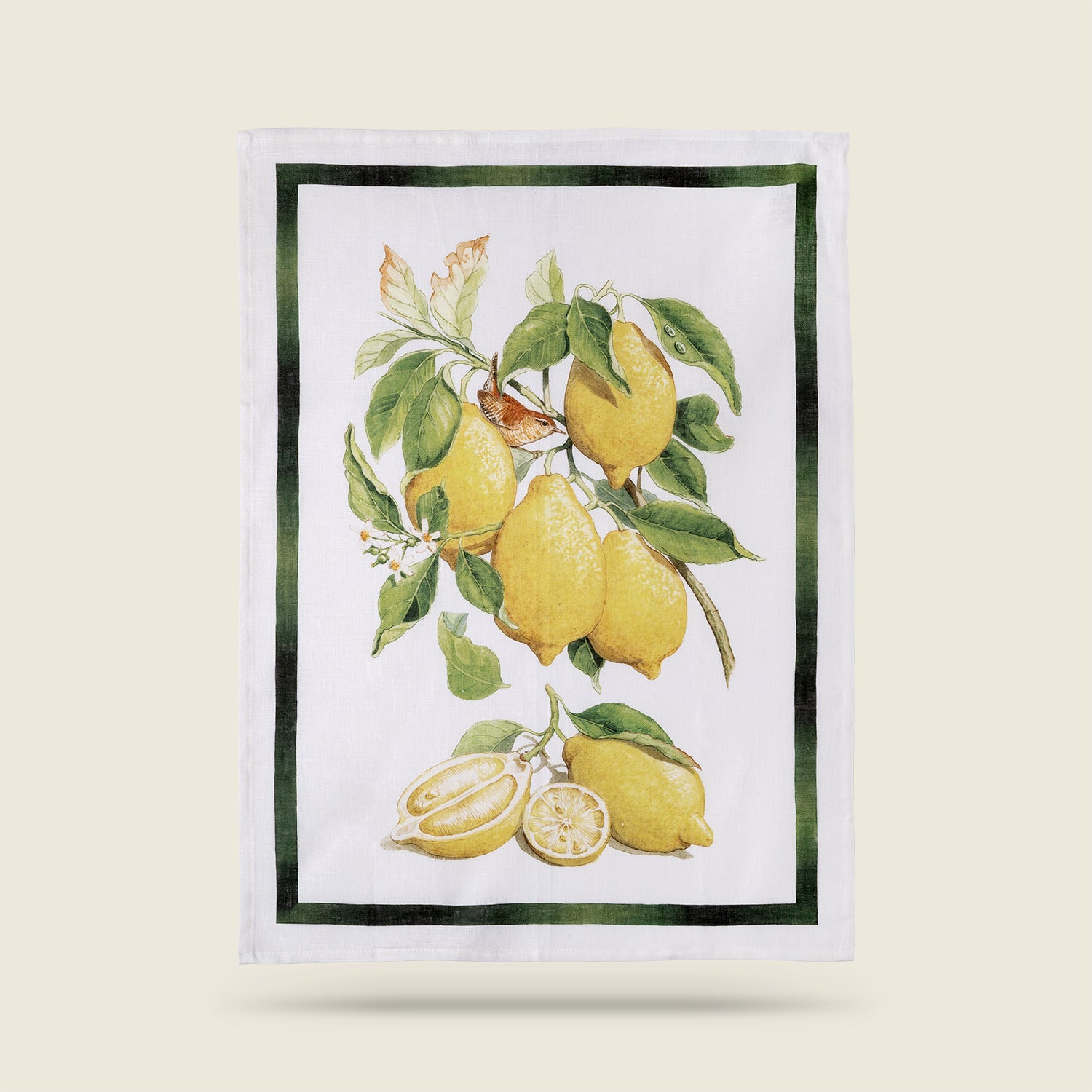 Tessitura Toscana Utěrka lněná Limoncello - Limone 50x70 cm