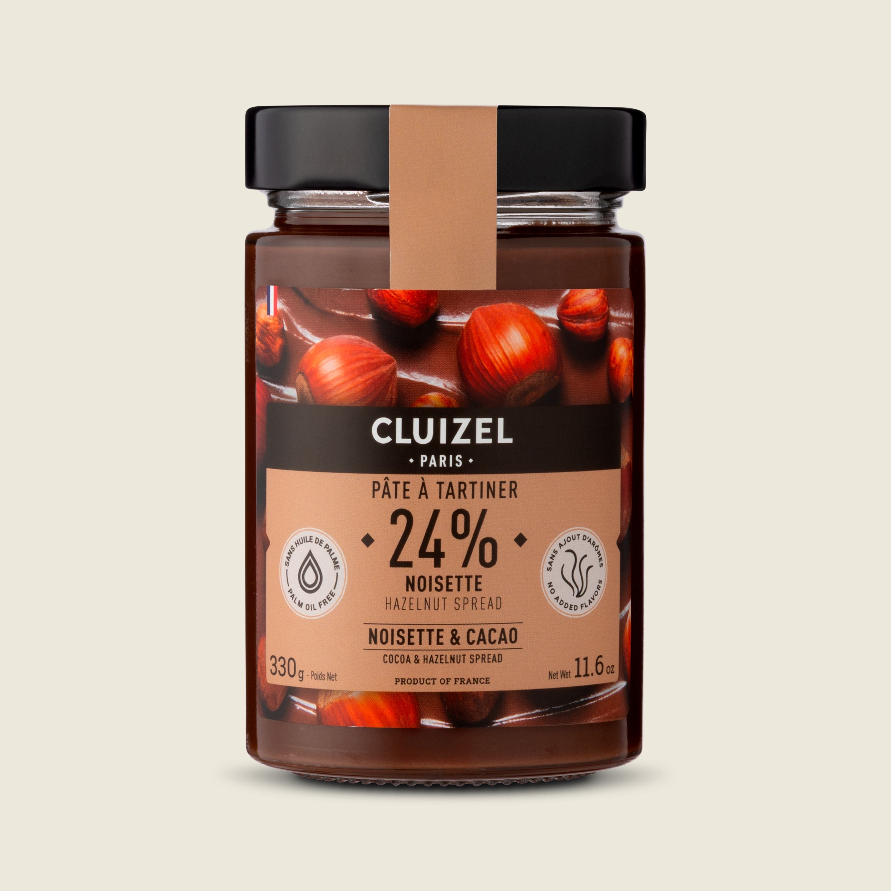 Cluizel Lískooříšková pomazánka 24%, 330g