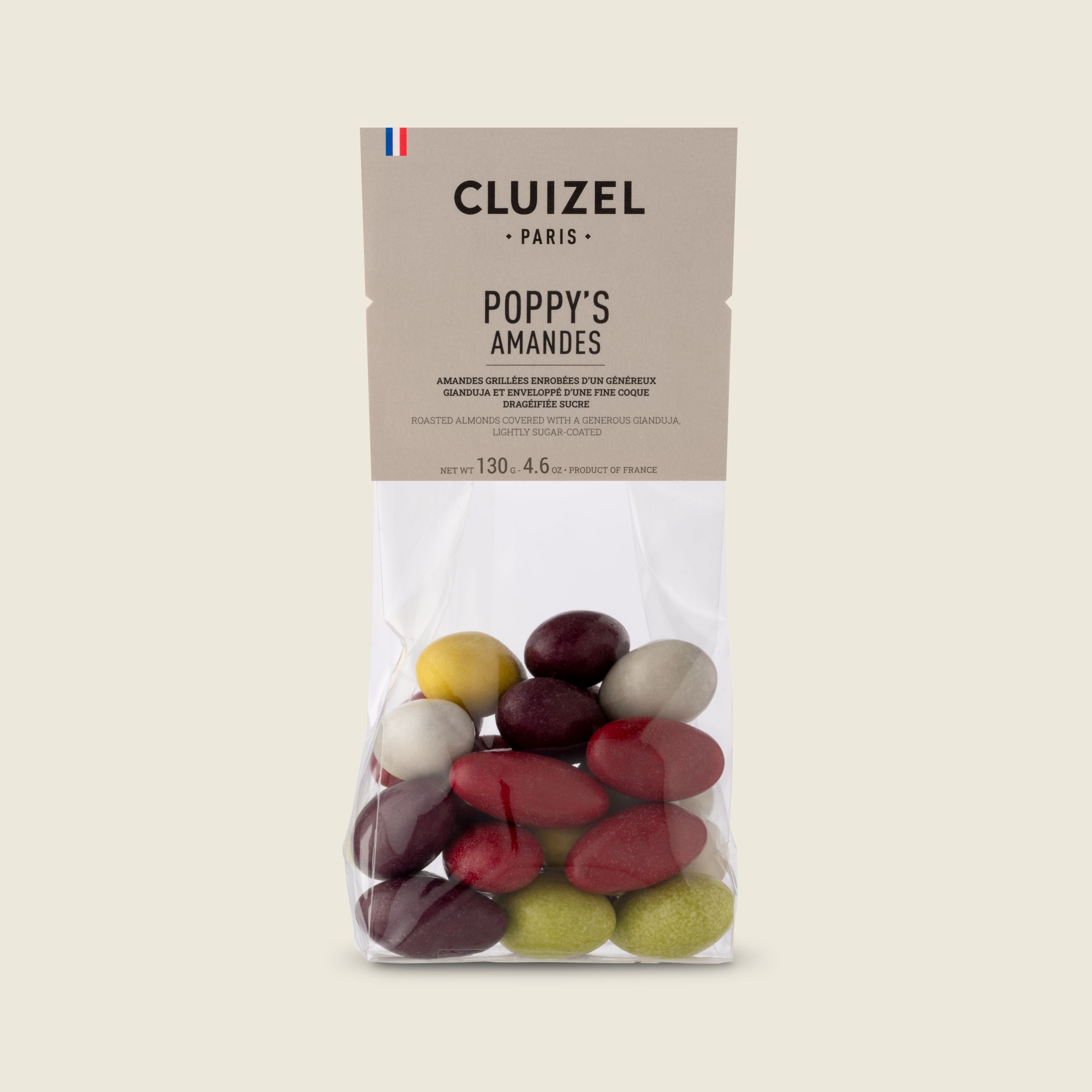 Cluizel Poppyiny mandle v cukru, 130g