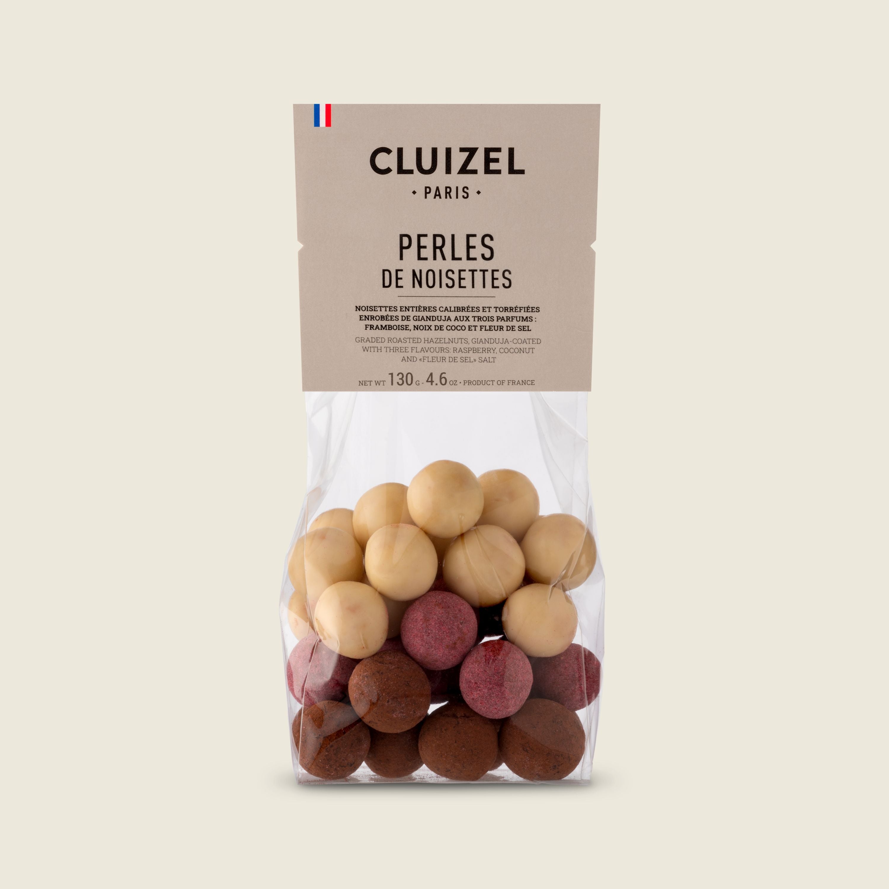 Cluizel Lískooříškové perly, 130g