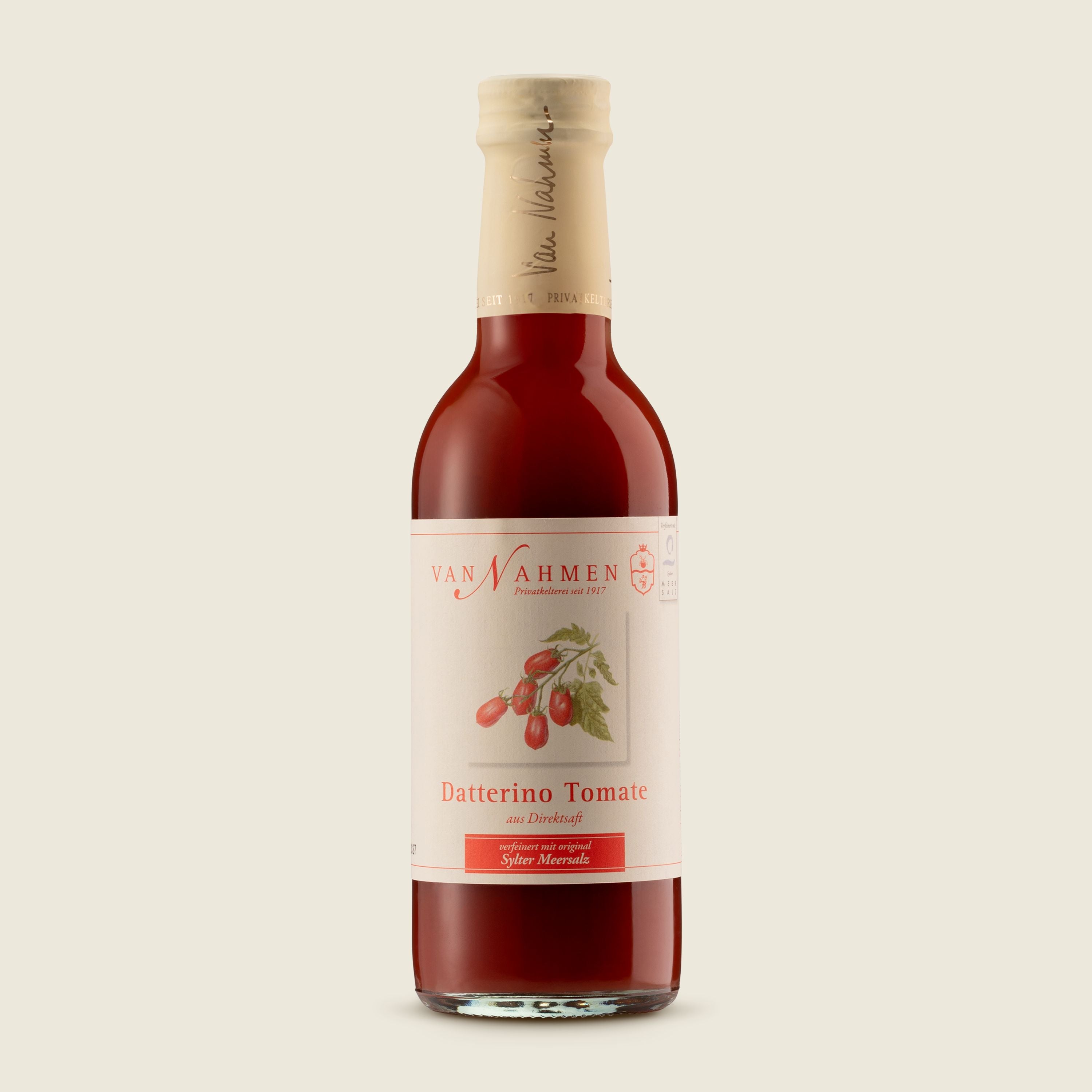Van Nahmen Šťáva z rajčat odrůdy Datterino, 250 ml