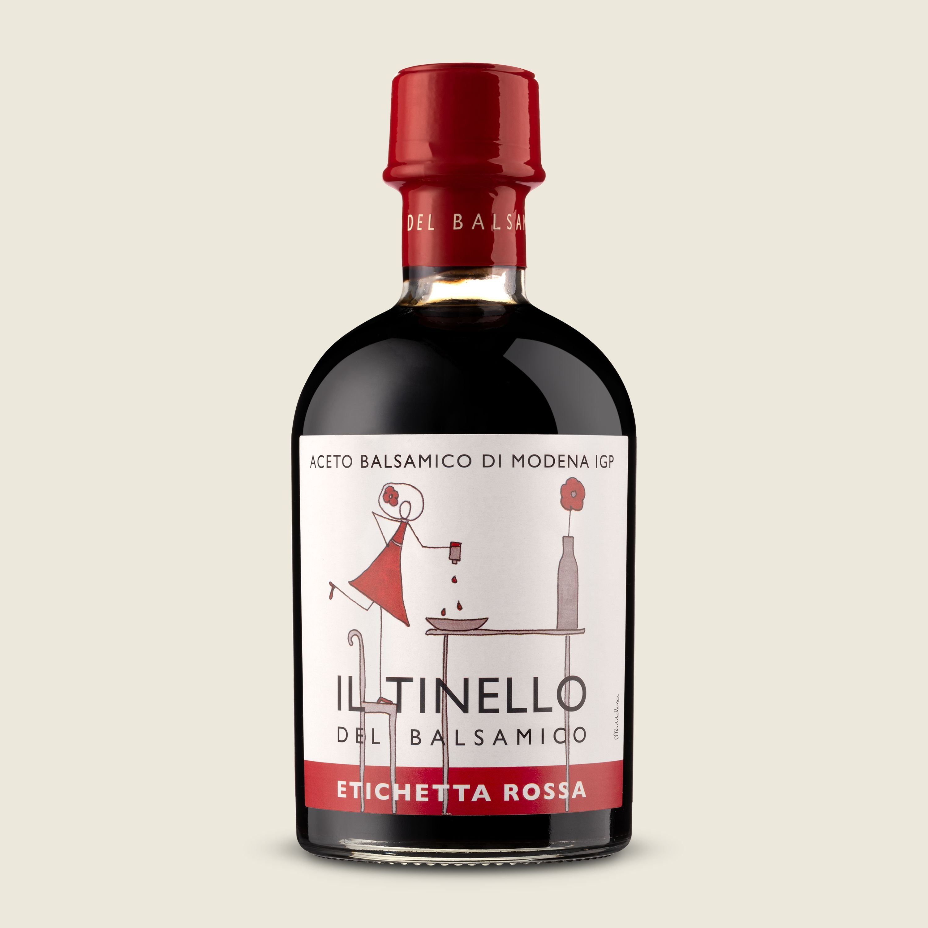 Il Borgo Balsamico Il Tinello balzamikový ocet červená   etiketa, 250ml