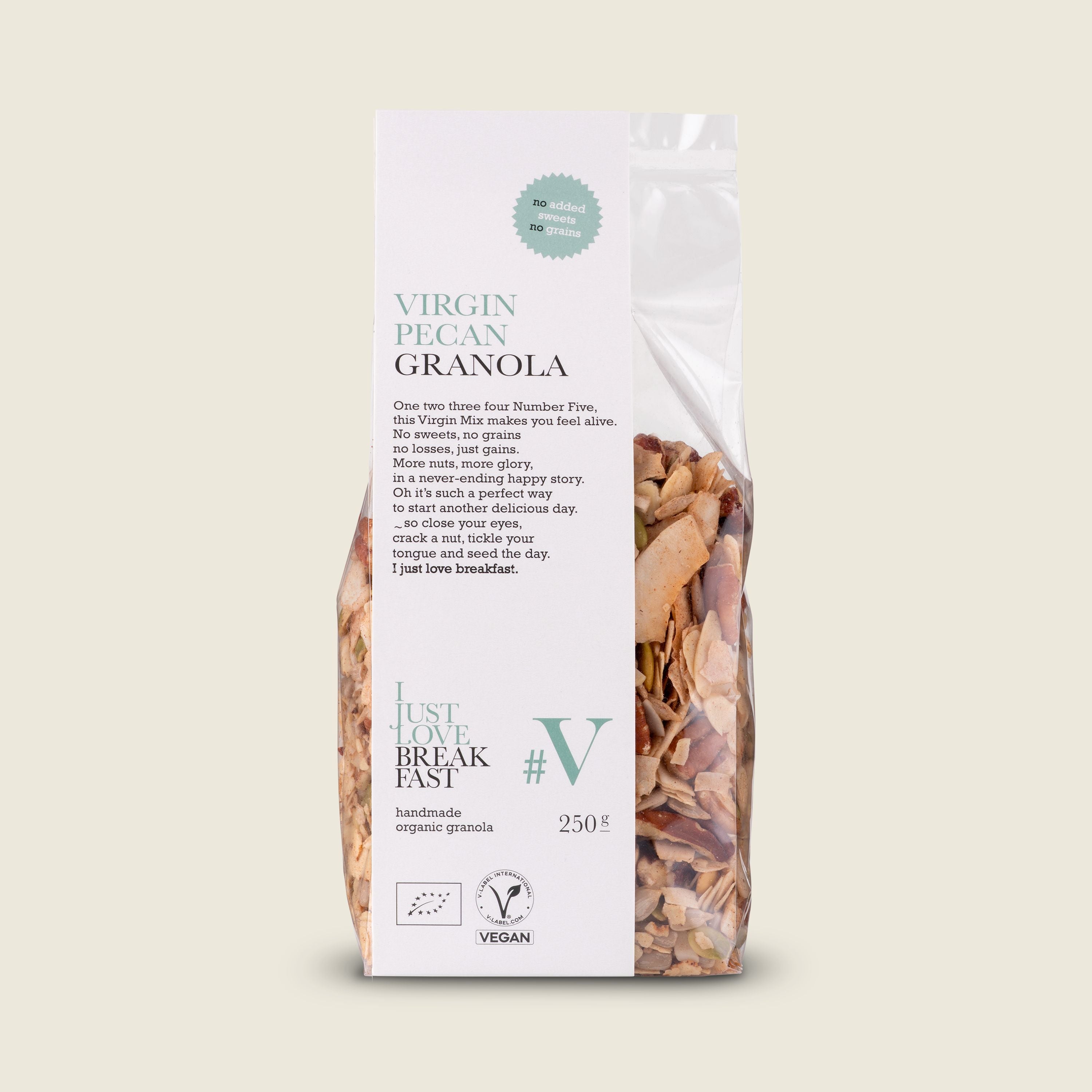 I just love breakfast Granola Virgin s pekanovými ořechy, 250g