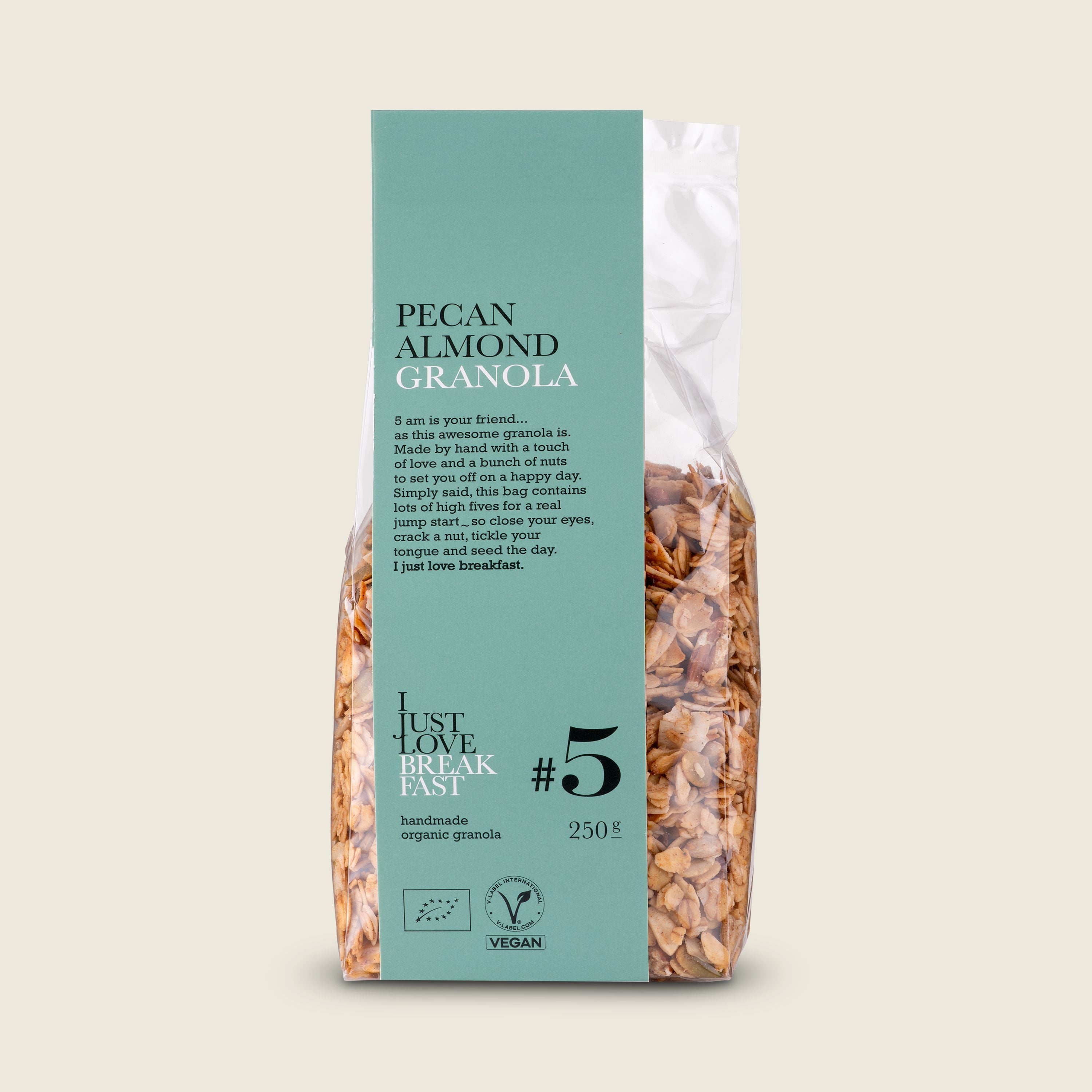 I just love breakfast Granola s pekanovými ořechy a mandlemi, 250g