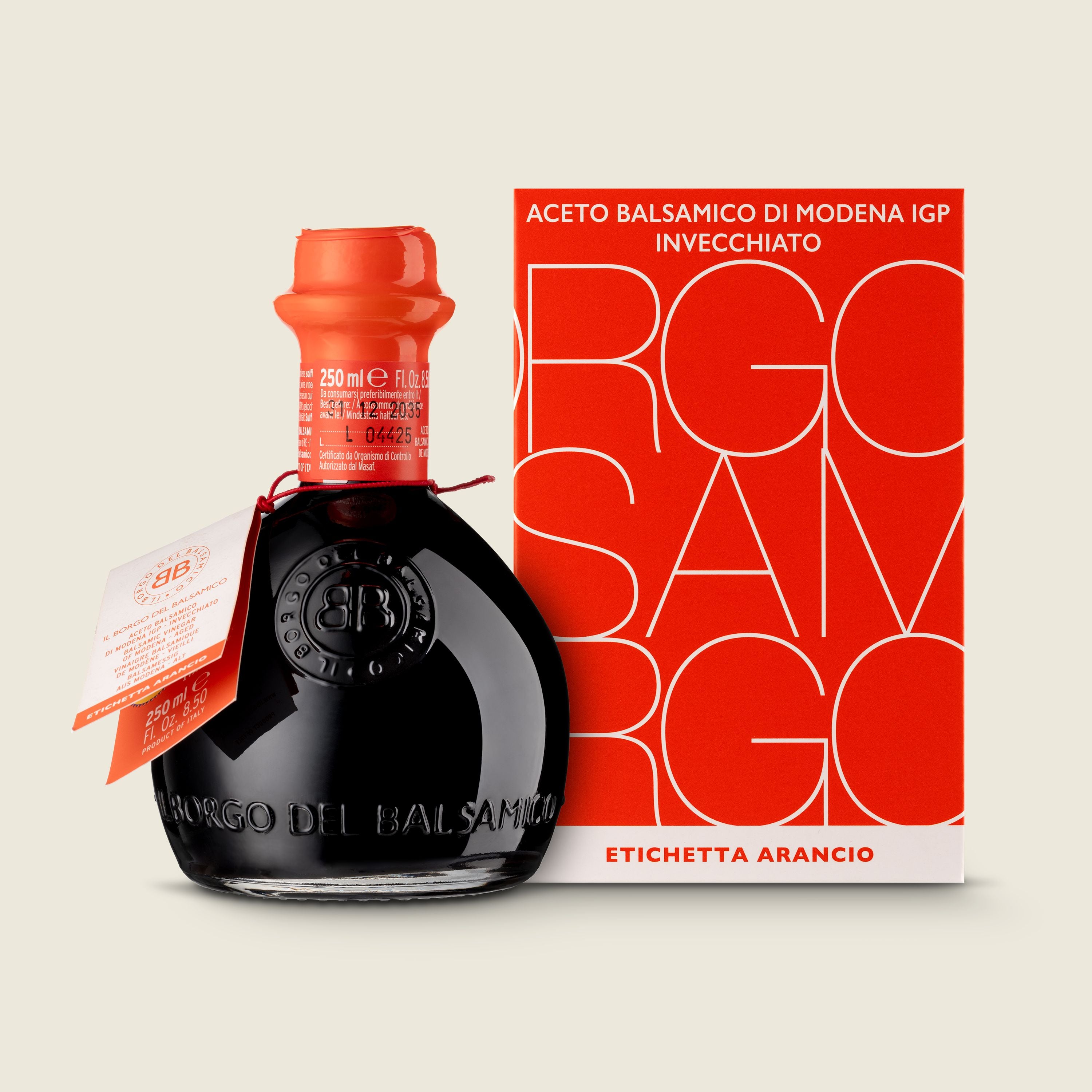 Il Borgo Balsamico Balzamikový ocet z Modeny PDO oranžová  etiketa, 250ml