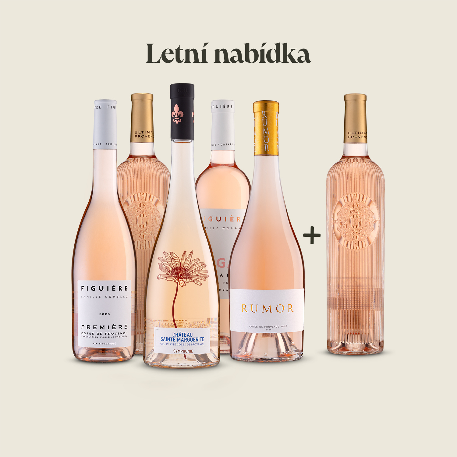 Kolekce 6x 0,75 l francouzských růžových vín 5+1 ZDARMA