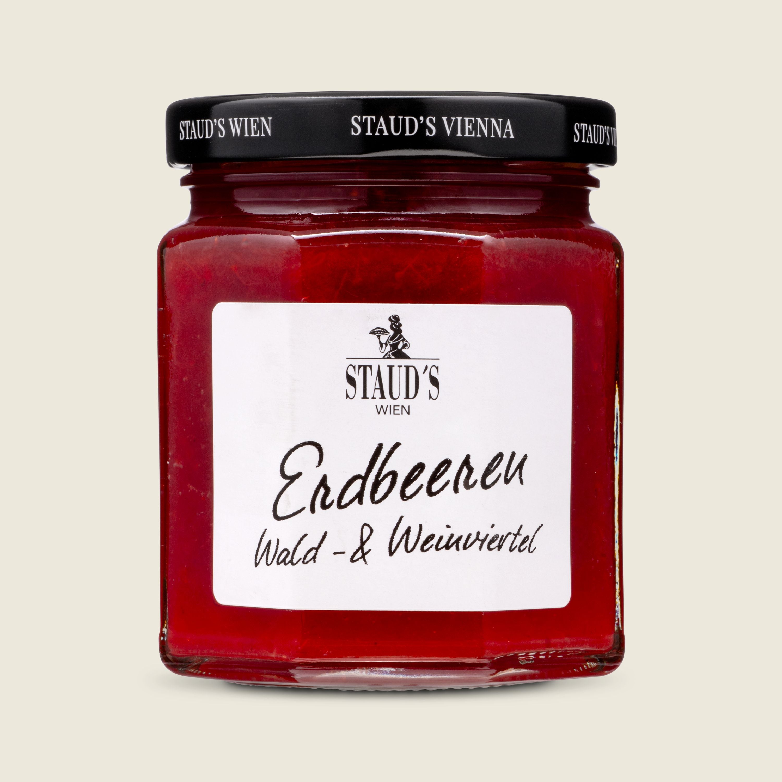 Staud's Jahodový džem  z oblastí Wald - a Weinviertel, obsah ovoce 70%, 250g