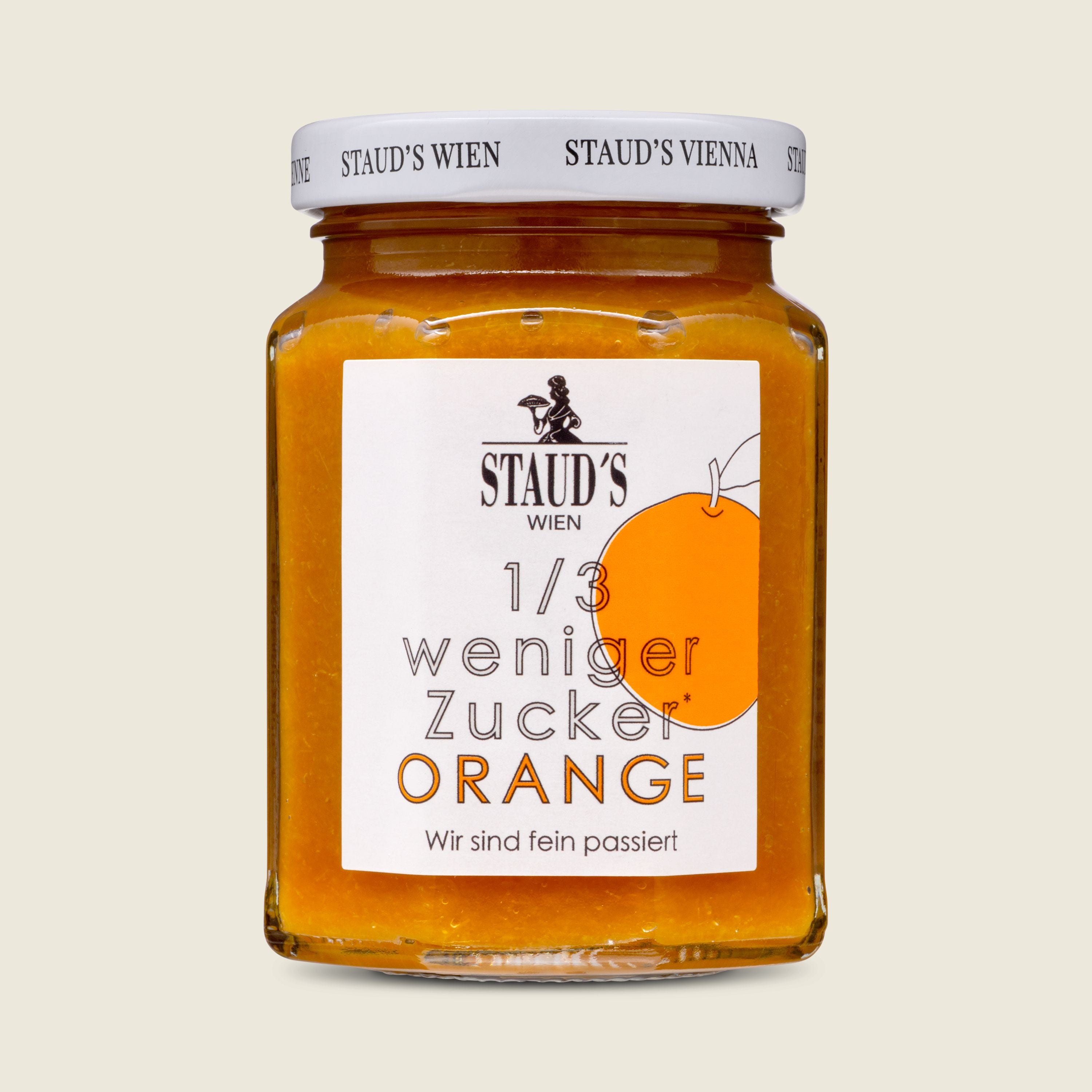 Staud's Pomerančová marmeláda se sníženým obsahem cukru o 1/3, 200g