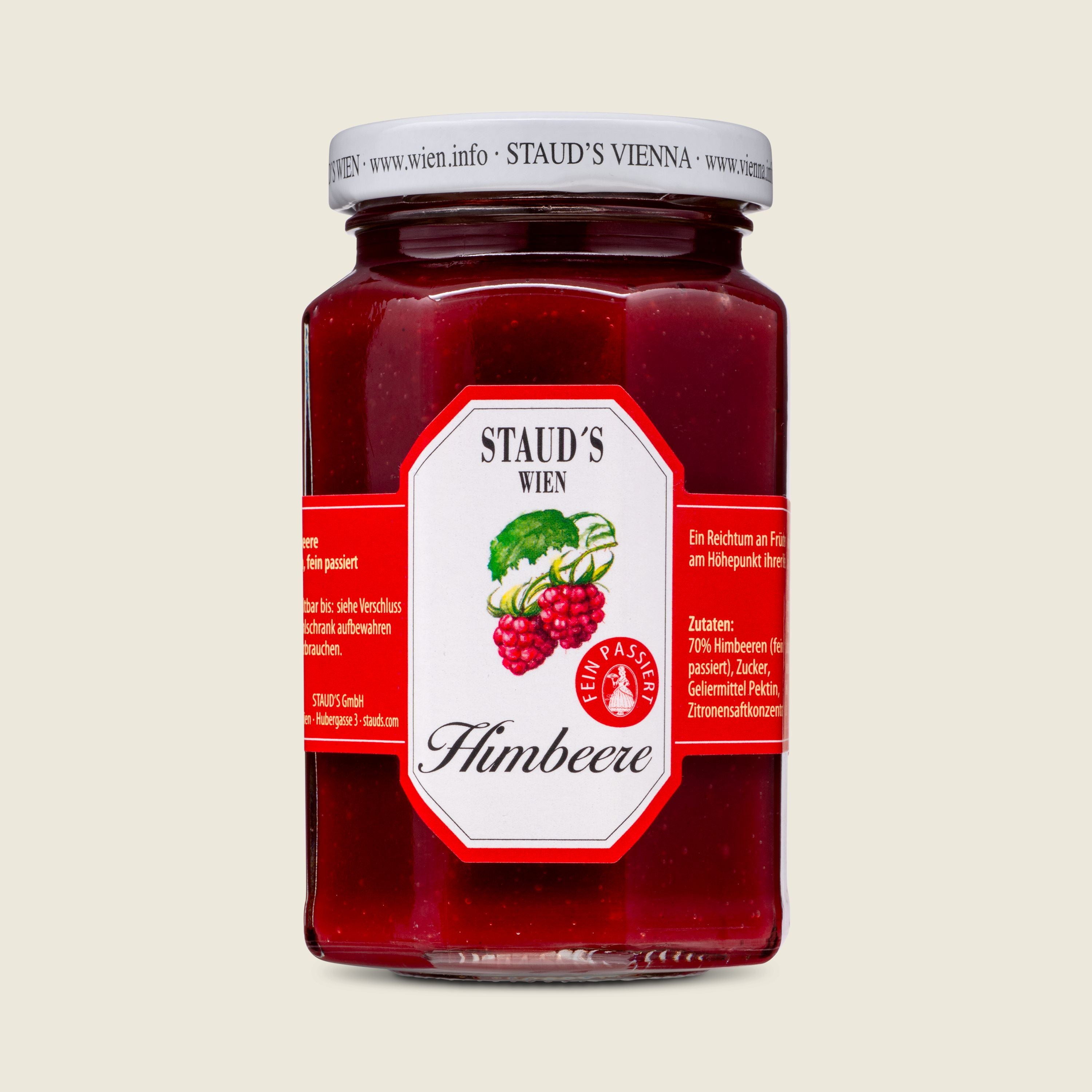 Staud’s Malinový džem jemně pasírovaný s obsahem ovoce 70%, 250g