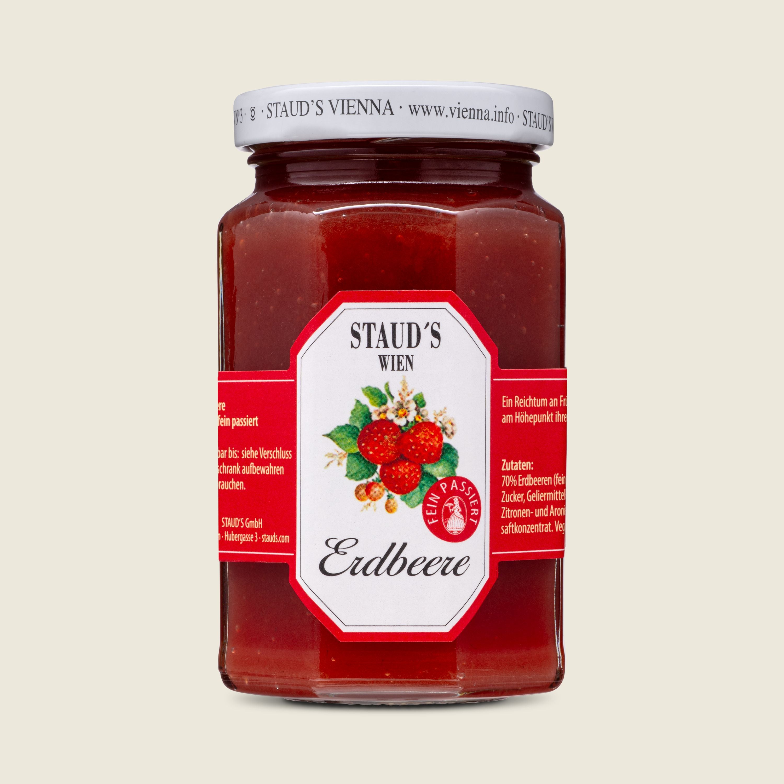 Staud's Jahodový džem jemně pasírovaný s obsahem ovoce 70%, 250g