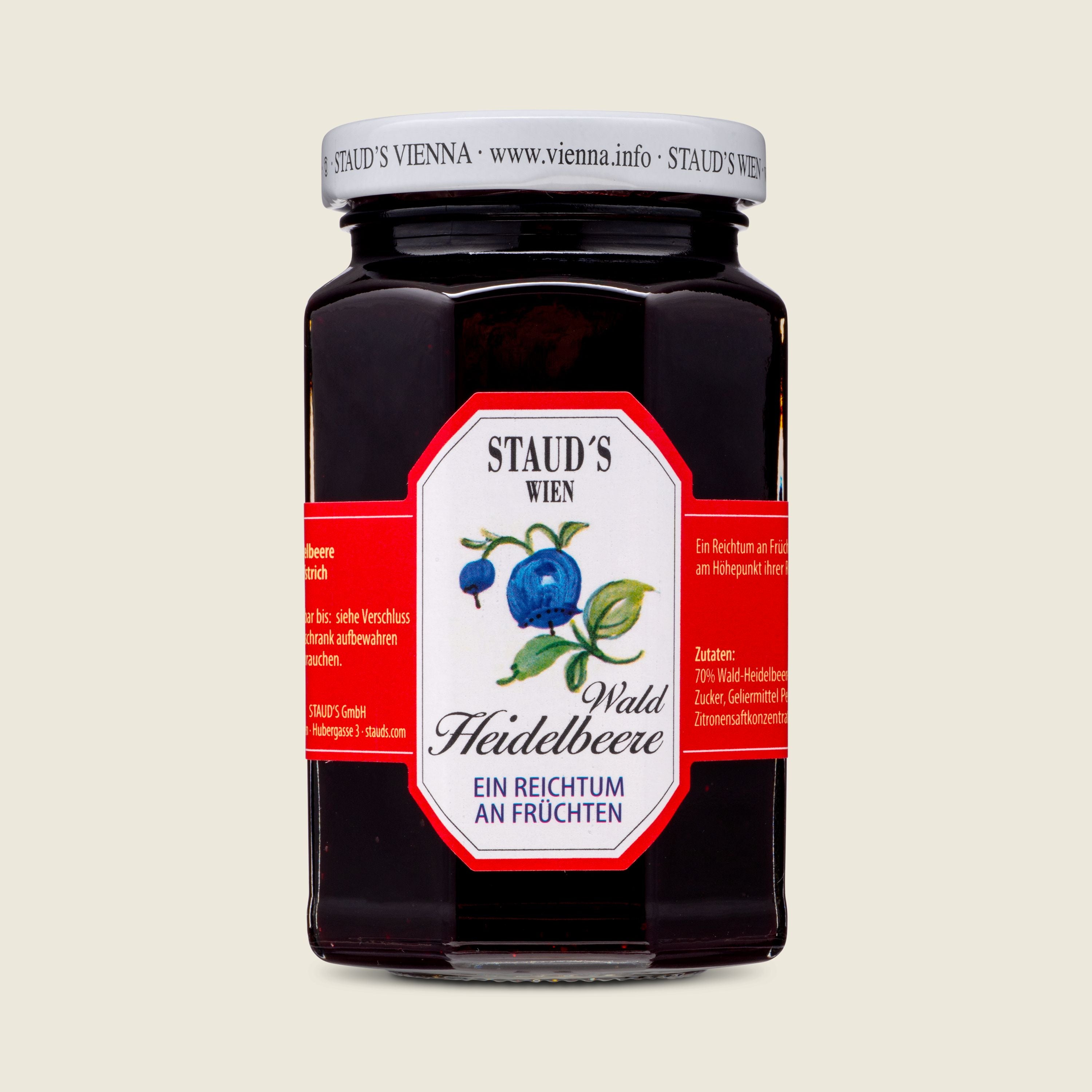 Staud's Džem z lesních borůvek s obsahem ovoce 70%, 250g