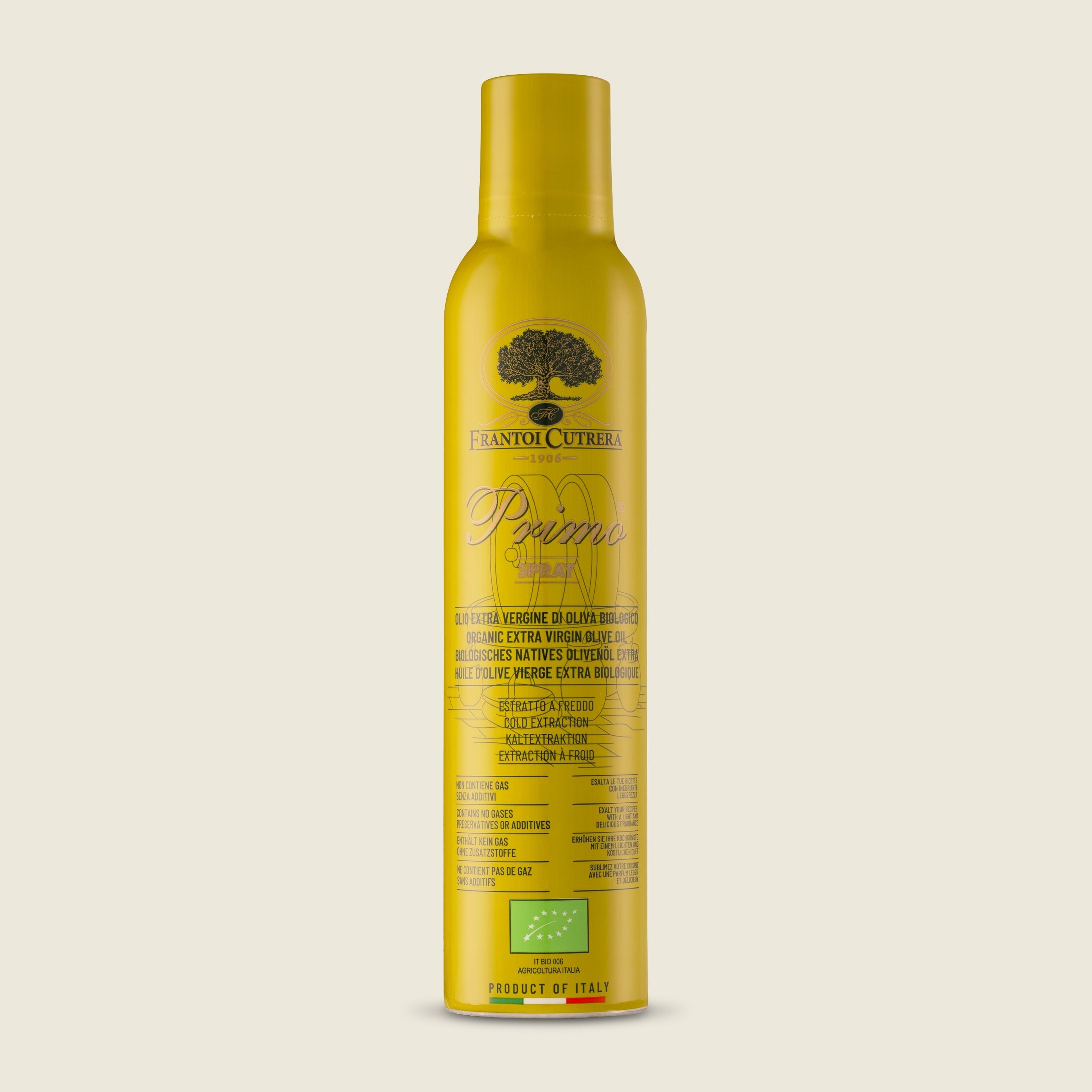 Frantoi Cutrera Extra panenský olivový olej PRIMO ve spreji, 250 ml