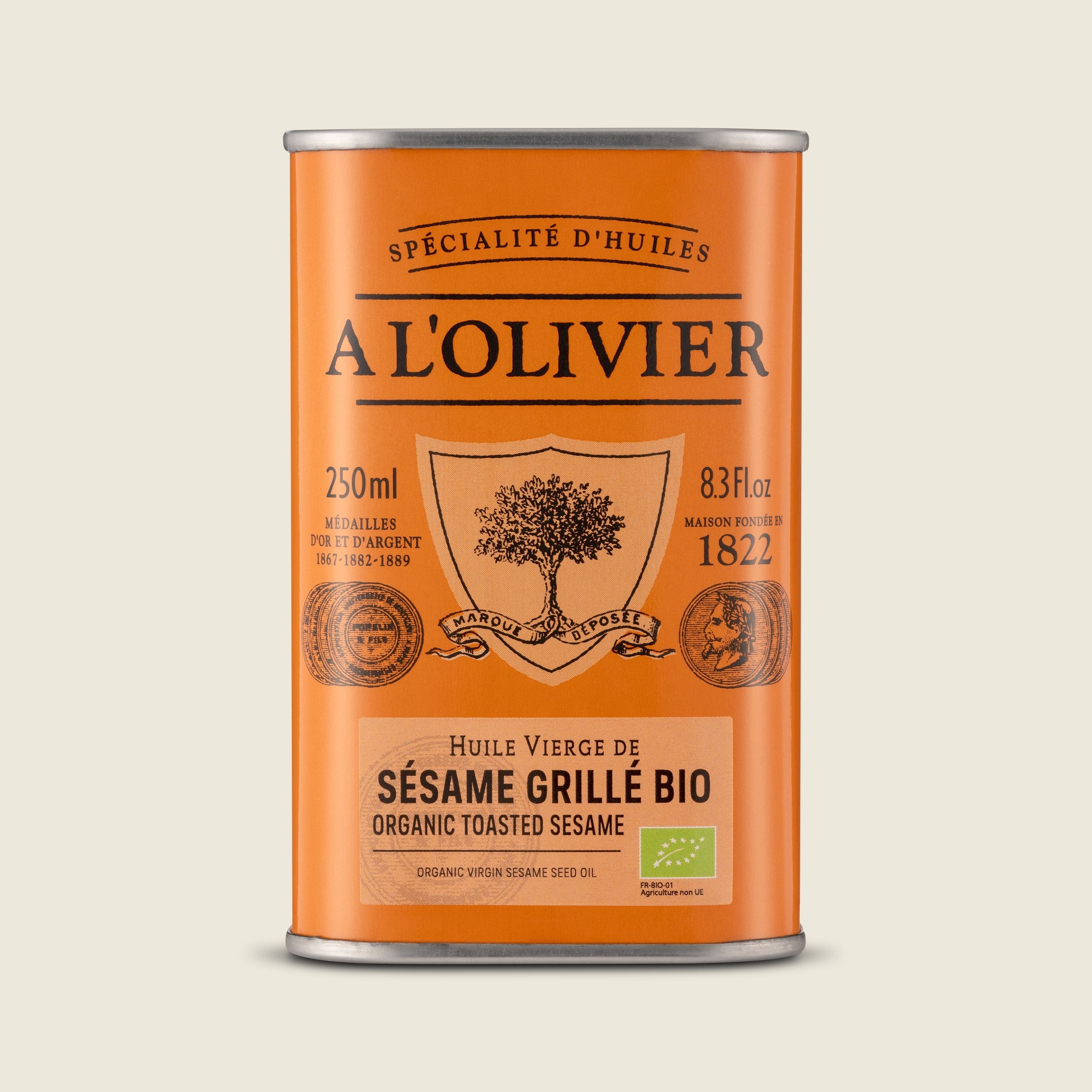 Á l’Olivier Extra panenský olej z praženého sezamu, BIO