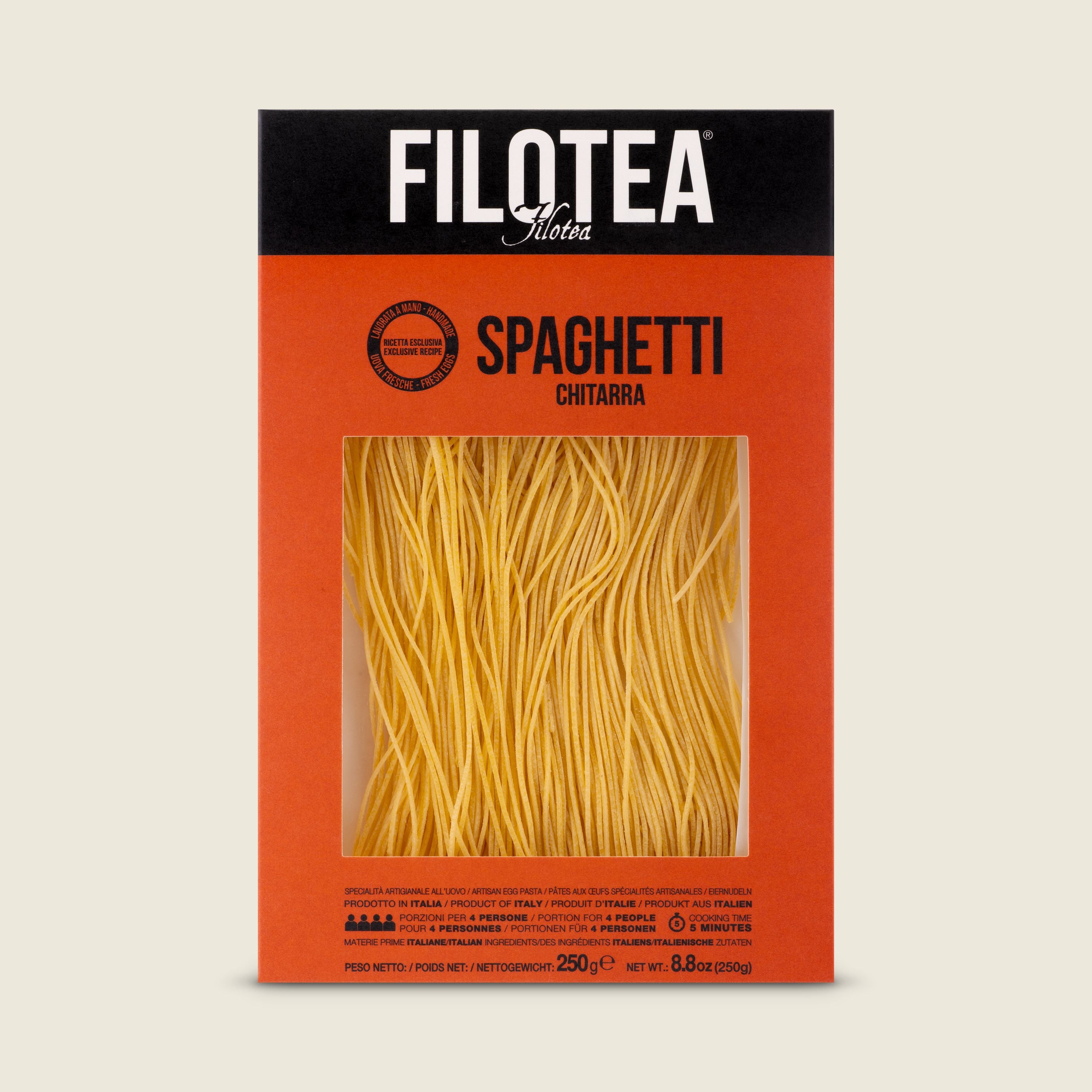 Filotea Spaghetti alla chitarra vaječné, 250 g