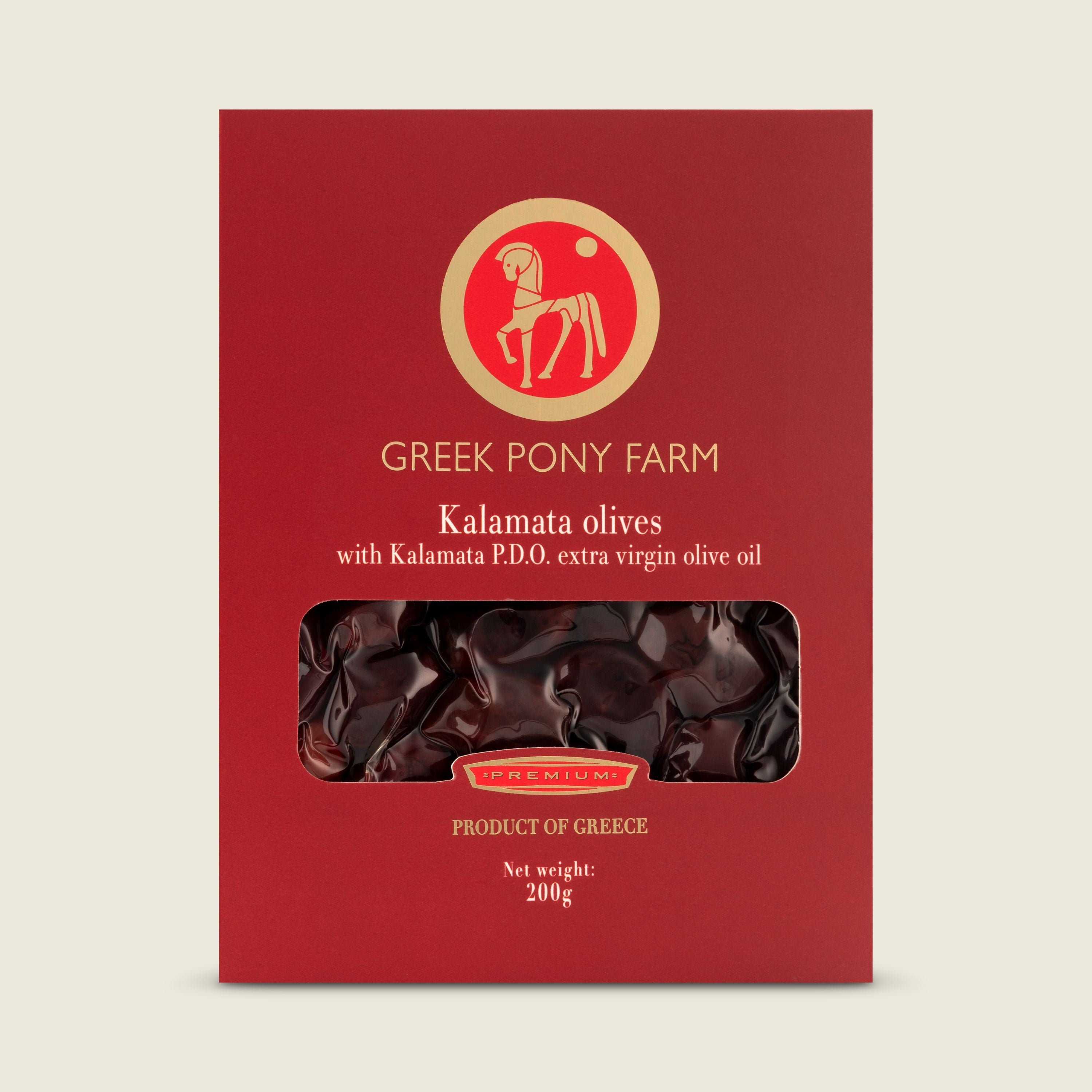 Greek Pony Farm Premium Kalamata olivy z řecké farmy