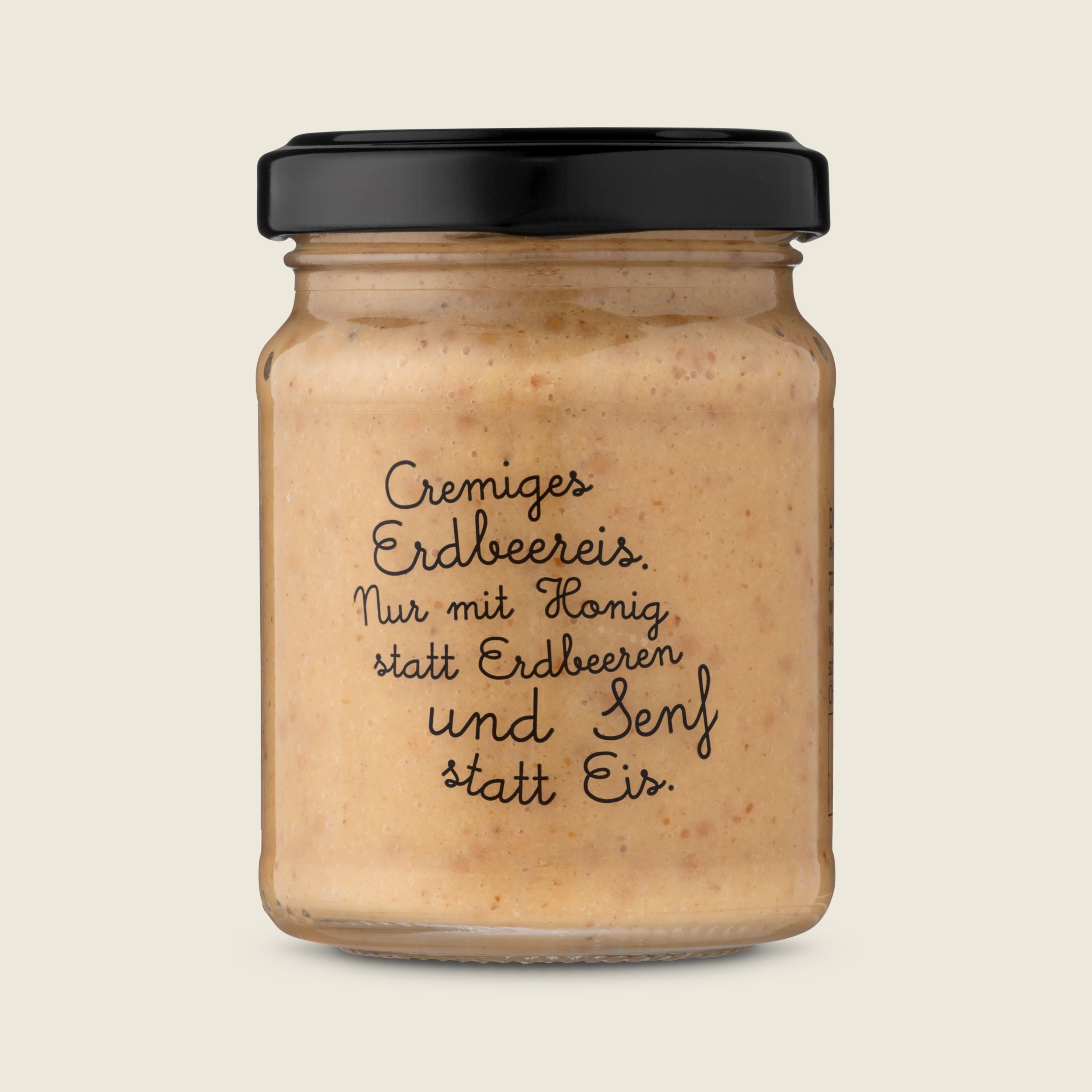 Dazu Hrubozrnná hořčice s medem