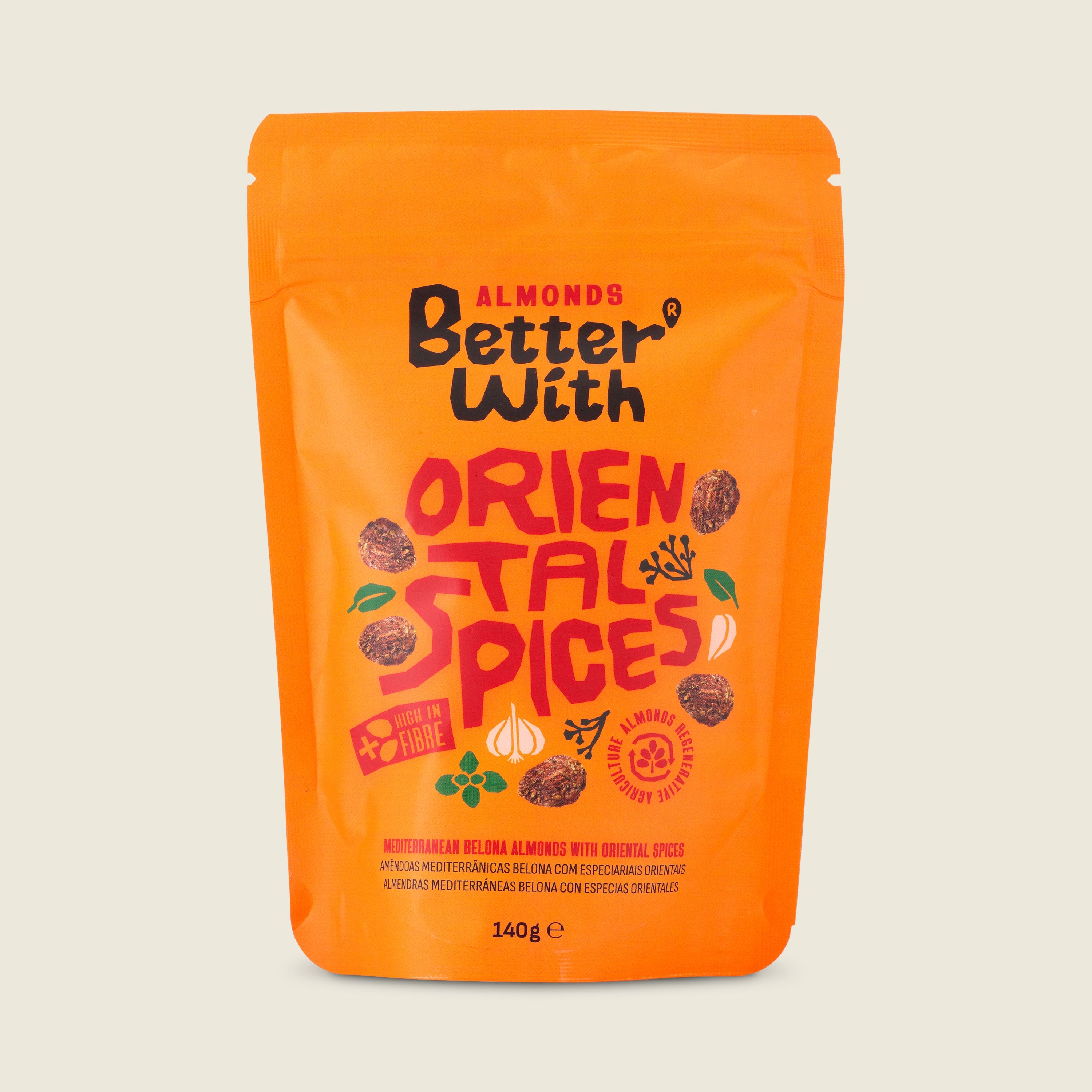 Better with almonds Mandle s orientálním kořením, 140g