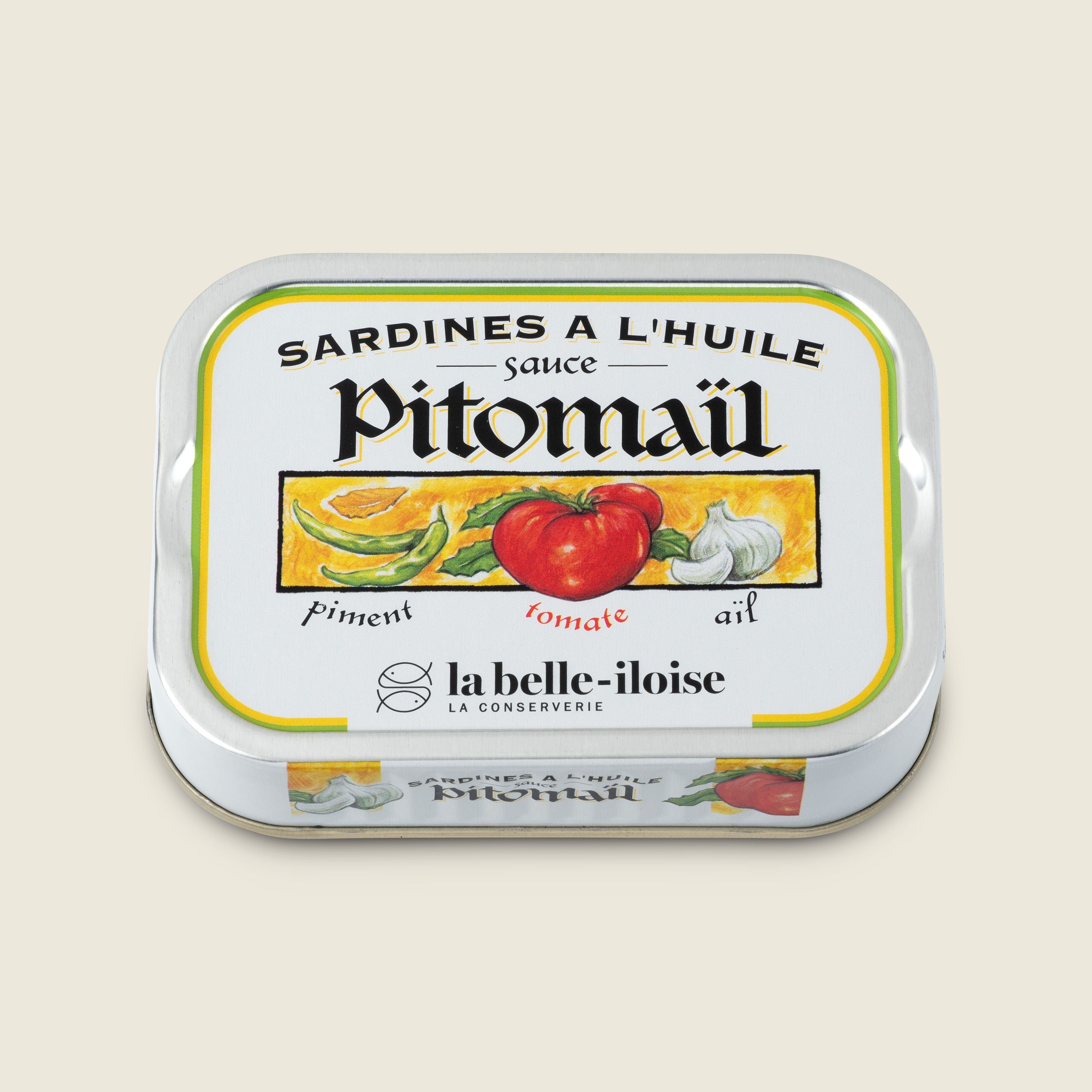 La Belle Illoise Sardinky Pitomail (chilli paprička,rajčata, česnek), 115g