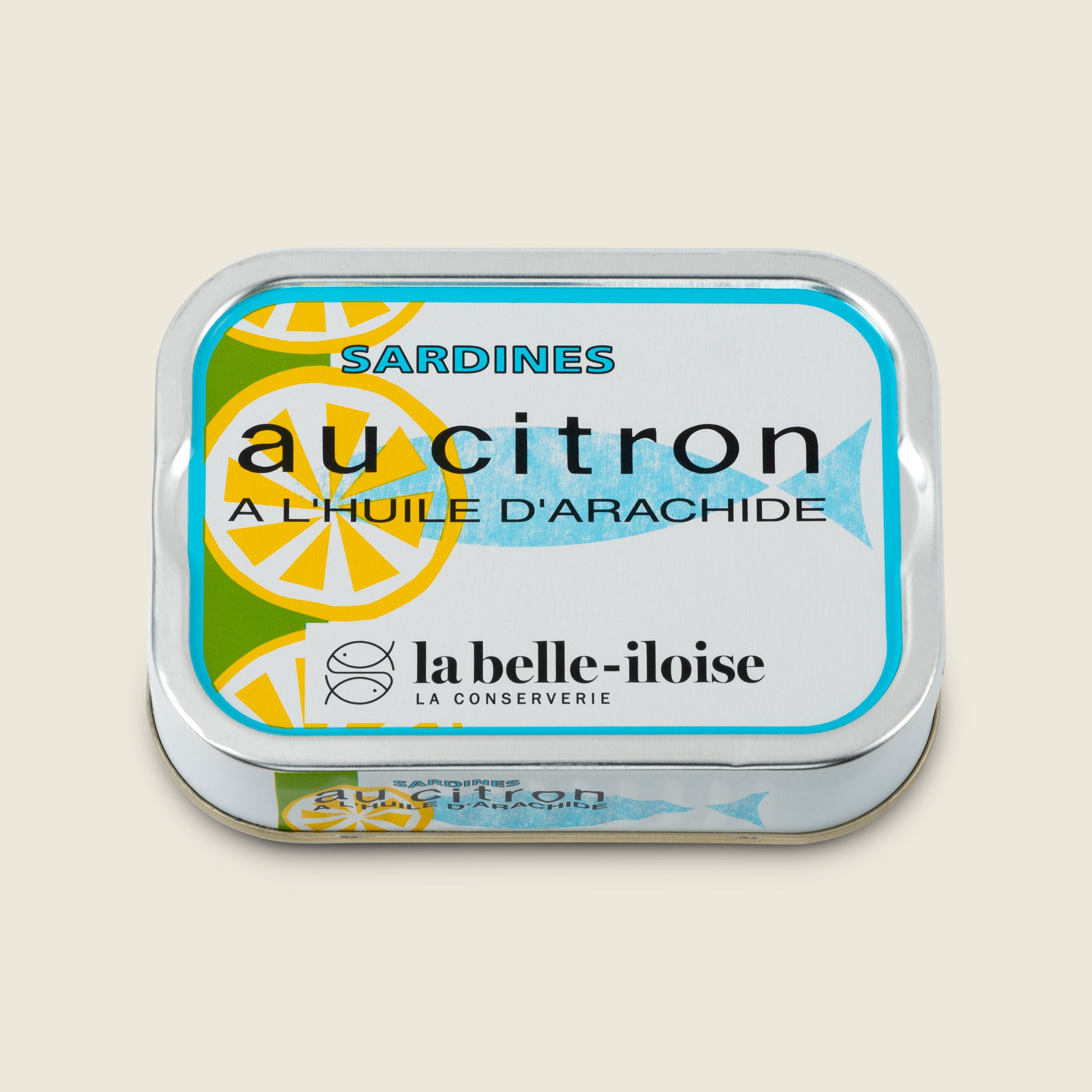 La Belle Illoise Sardinky v arašídovém oleji s citronem, 115g
