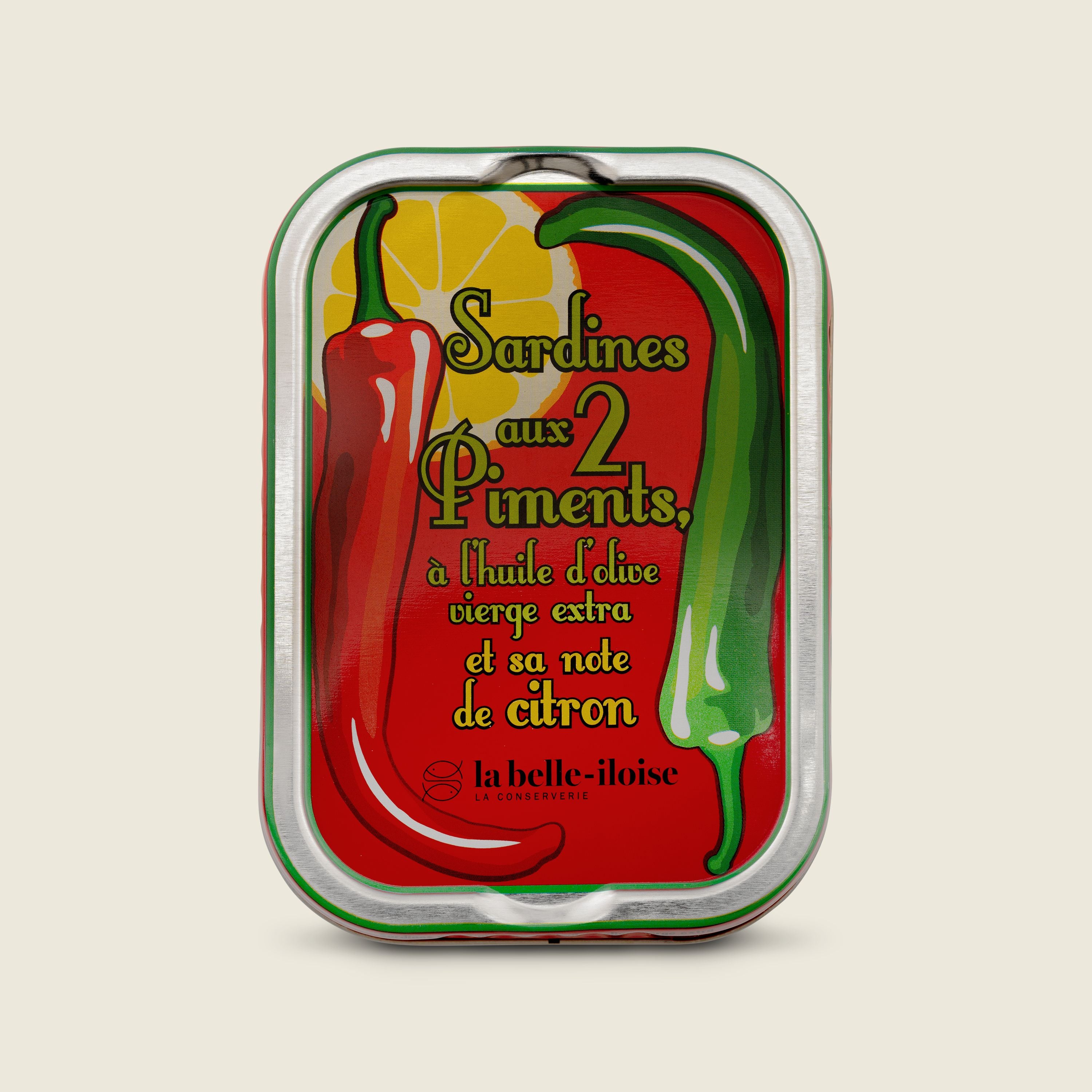 La Belle Illoise Sardinky se 2 druhy chilli papriček a špetkou citronu, 115 g