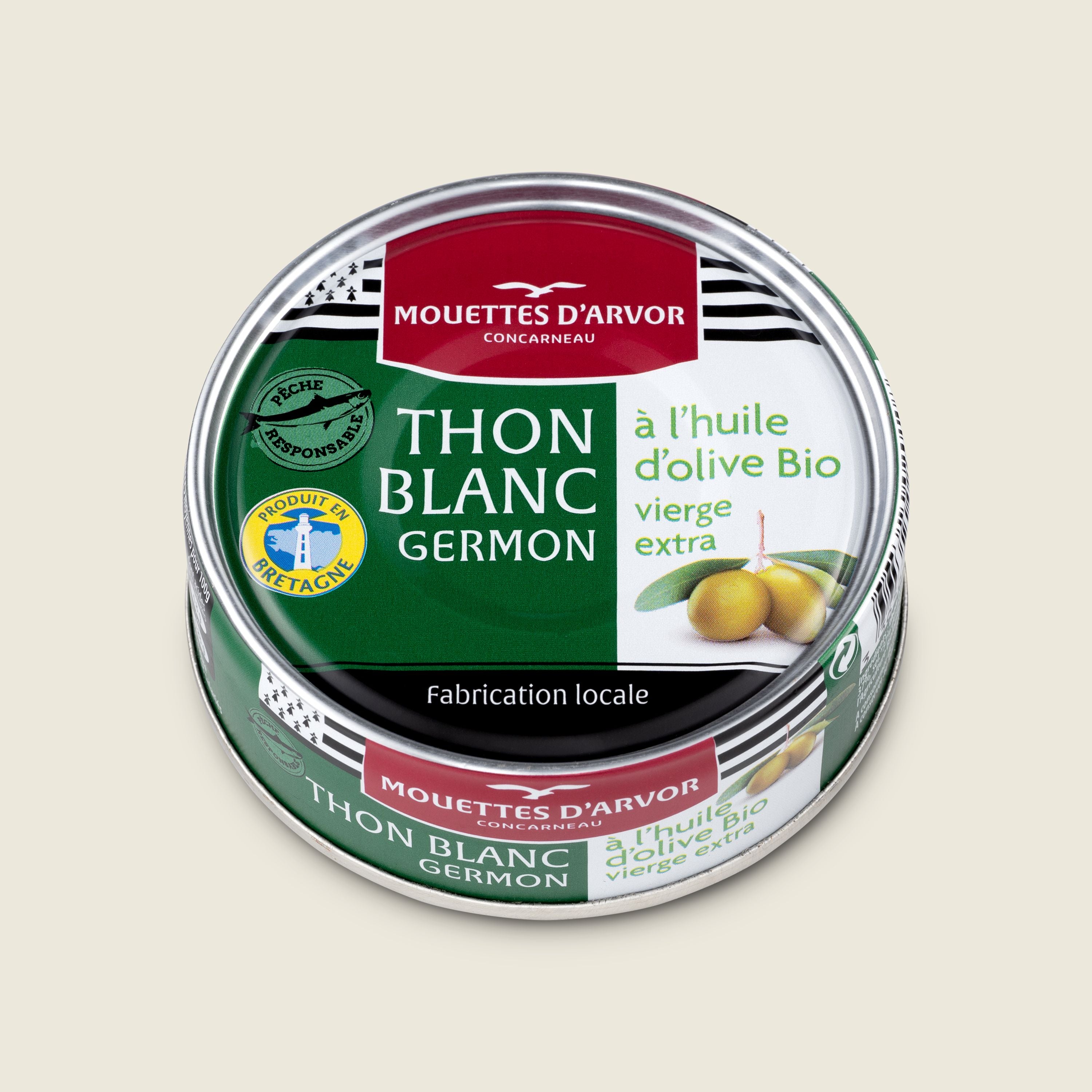Gonidec Bílý tuňák v extra panenském olivovém oleji v bio kvalitě, 80 g