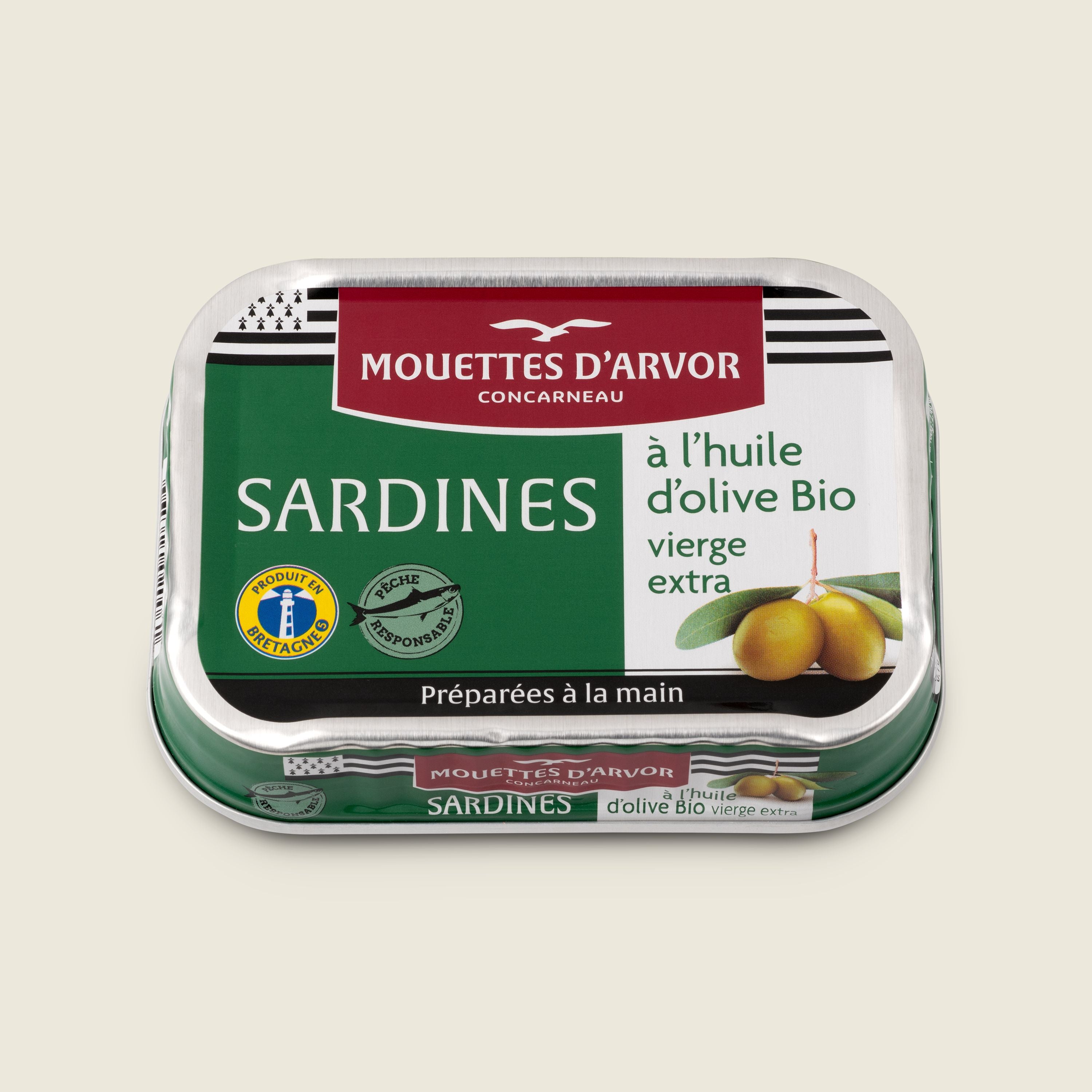 Gonidec Sardinky v extra panenském olivovém oleji, BIO, 115g