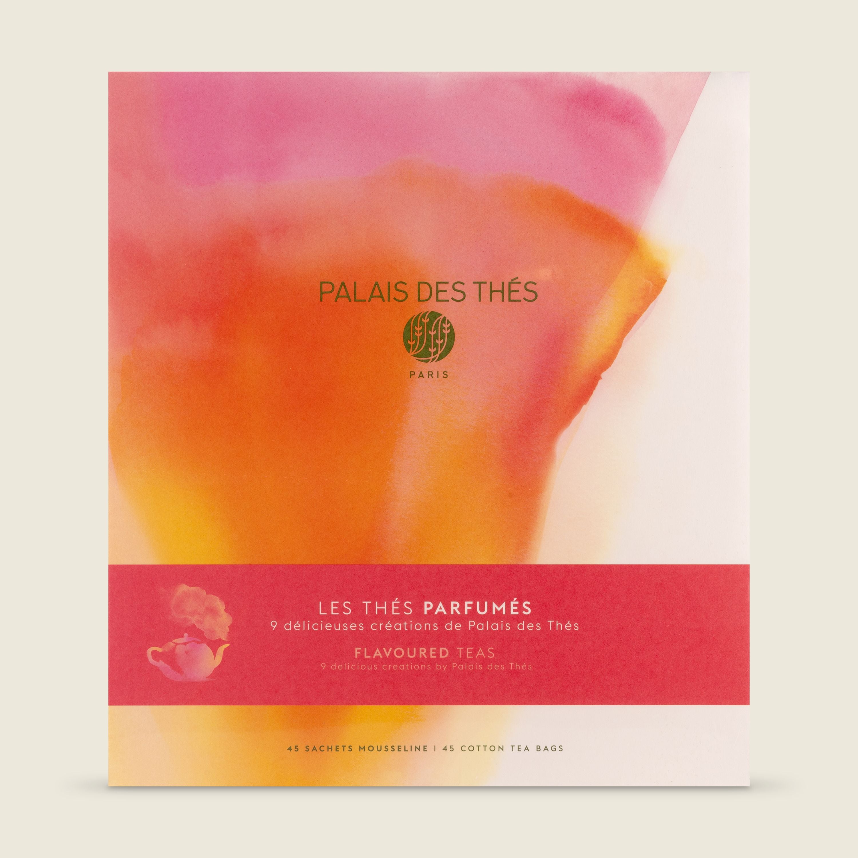 Palais des Thés Sada aromatických čajů, 45 mušelínových sáčků
