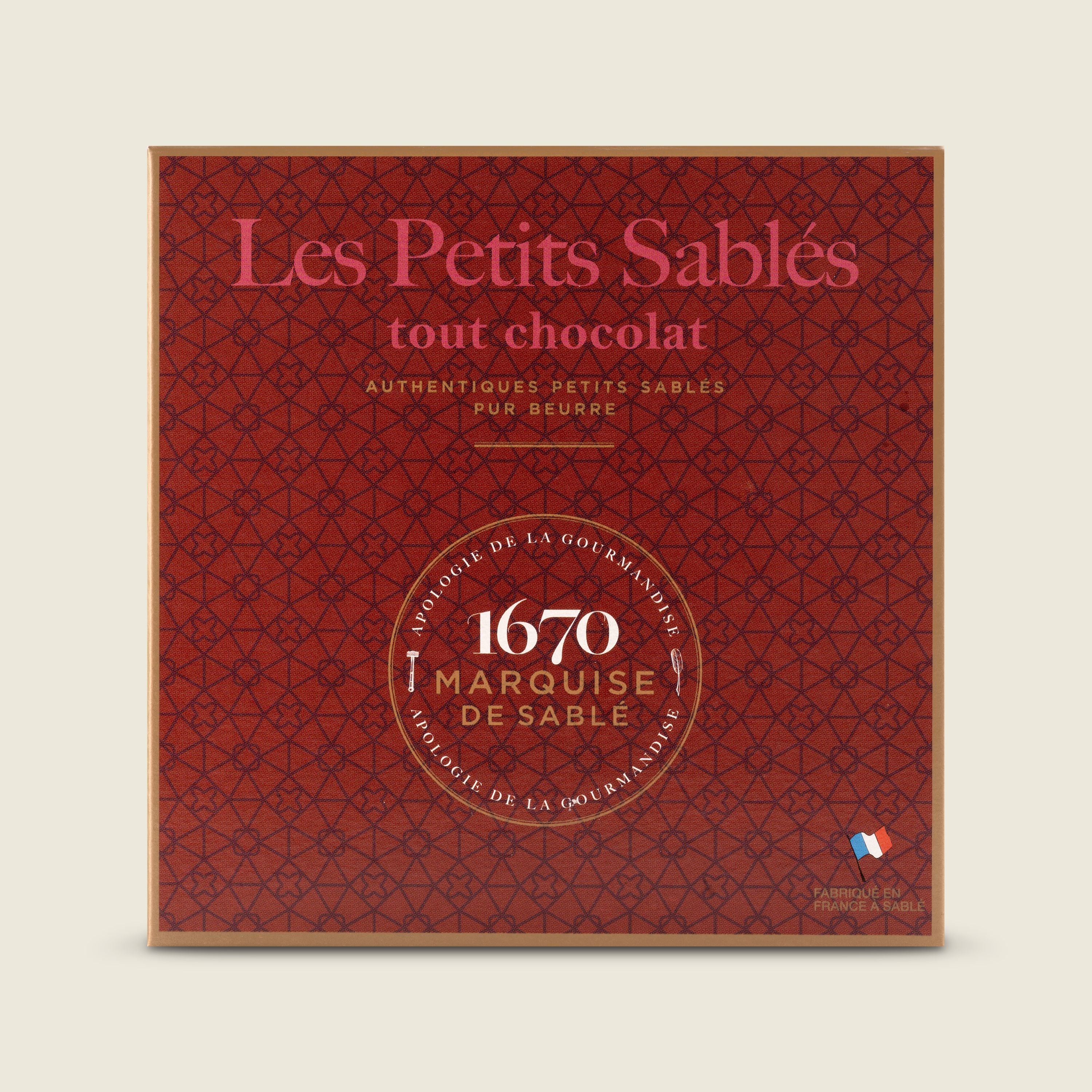 La Sablésienne Máslové sušenky All chocolate, 100 g