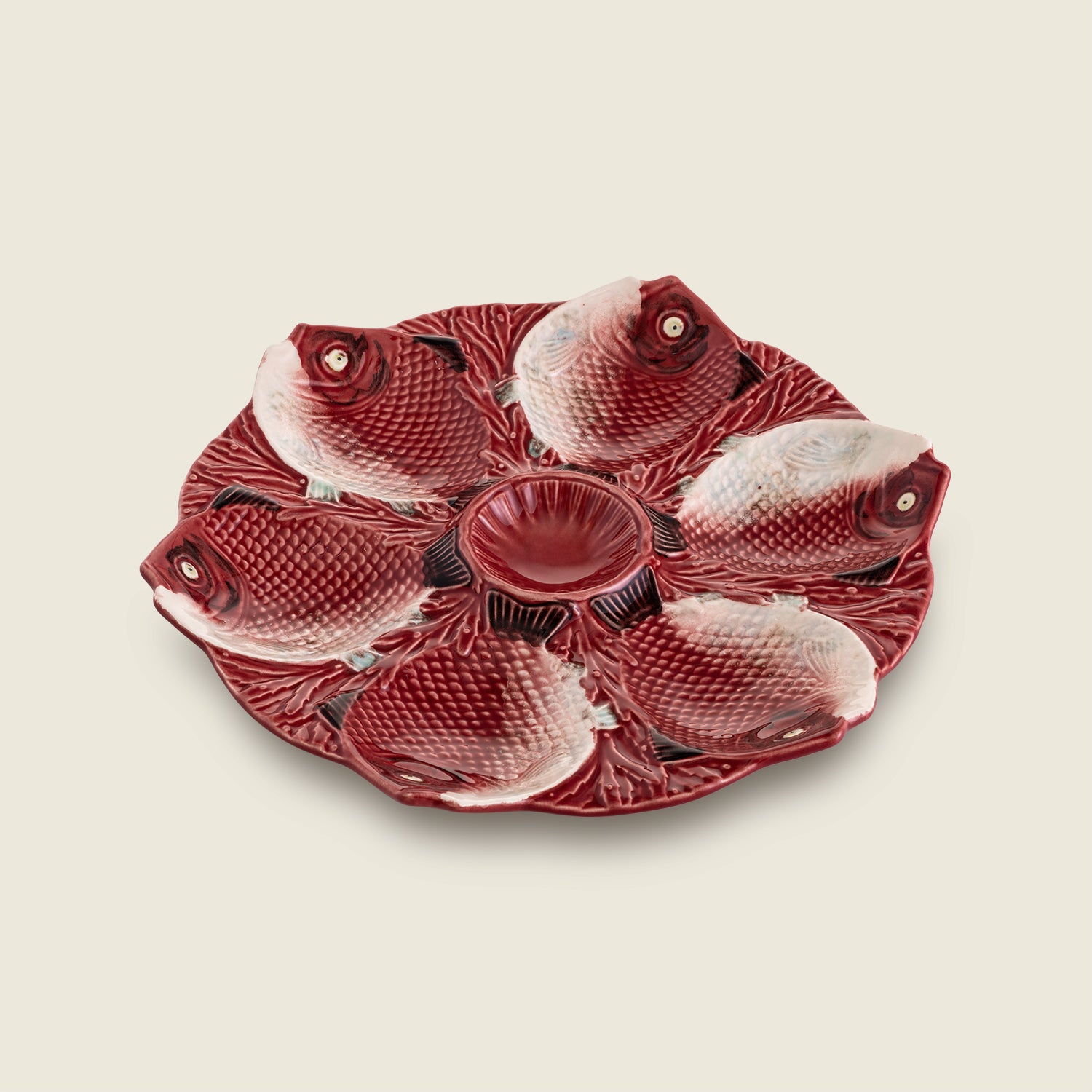 Bordallo Pinheiro Talíř „Ryby“ ø 27cm