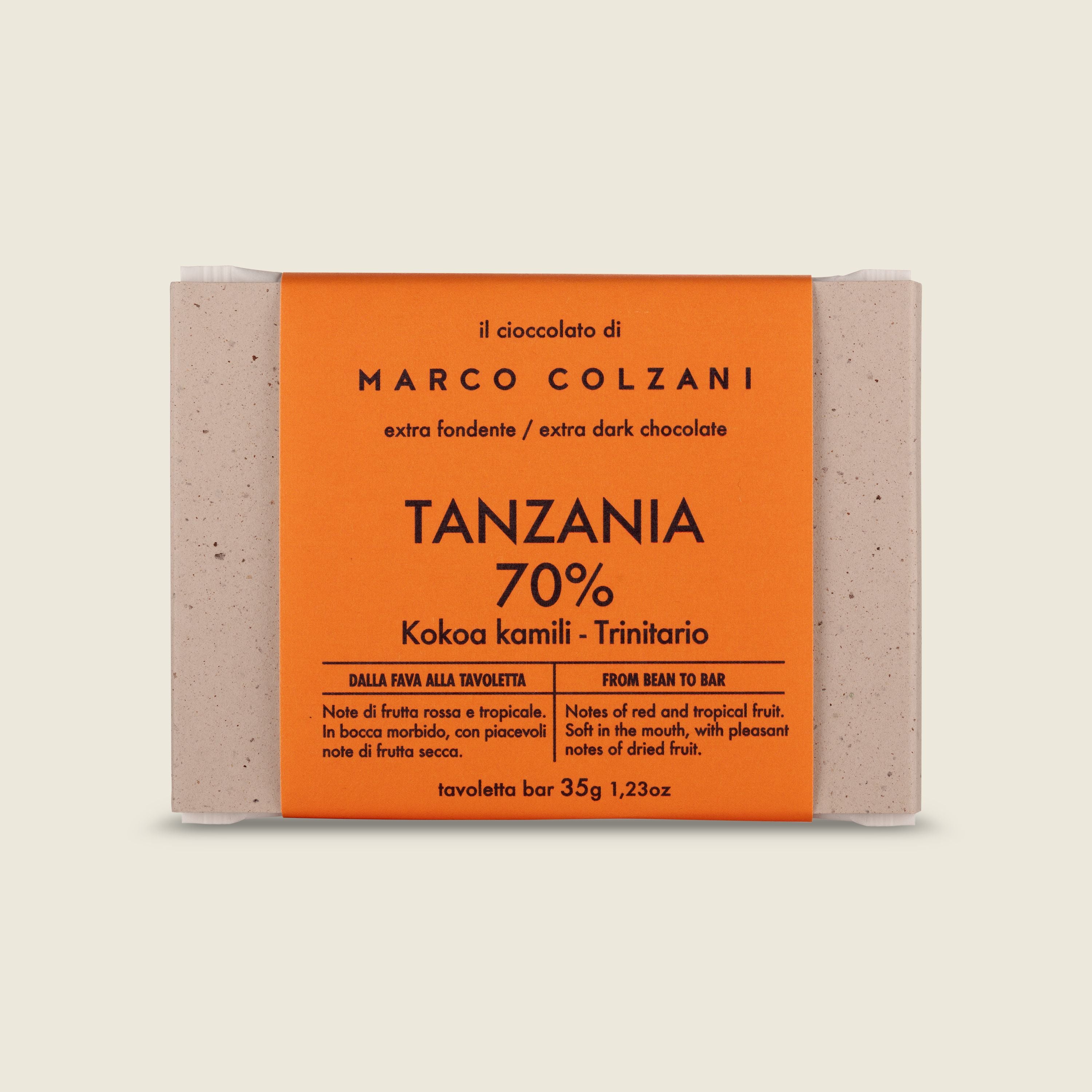 Marco Colzani Tanzania čokoláda 70%, 35g
