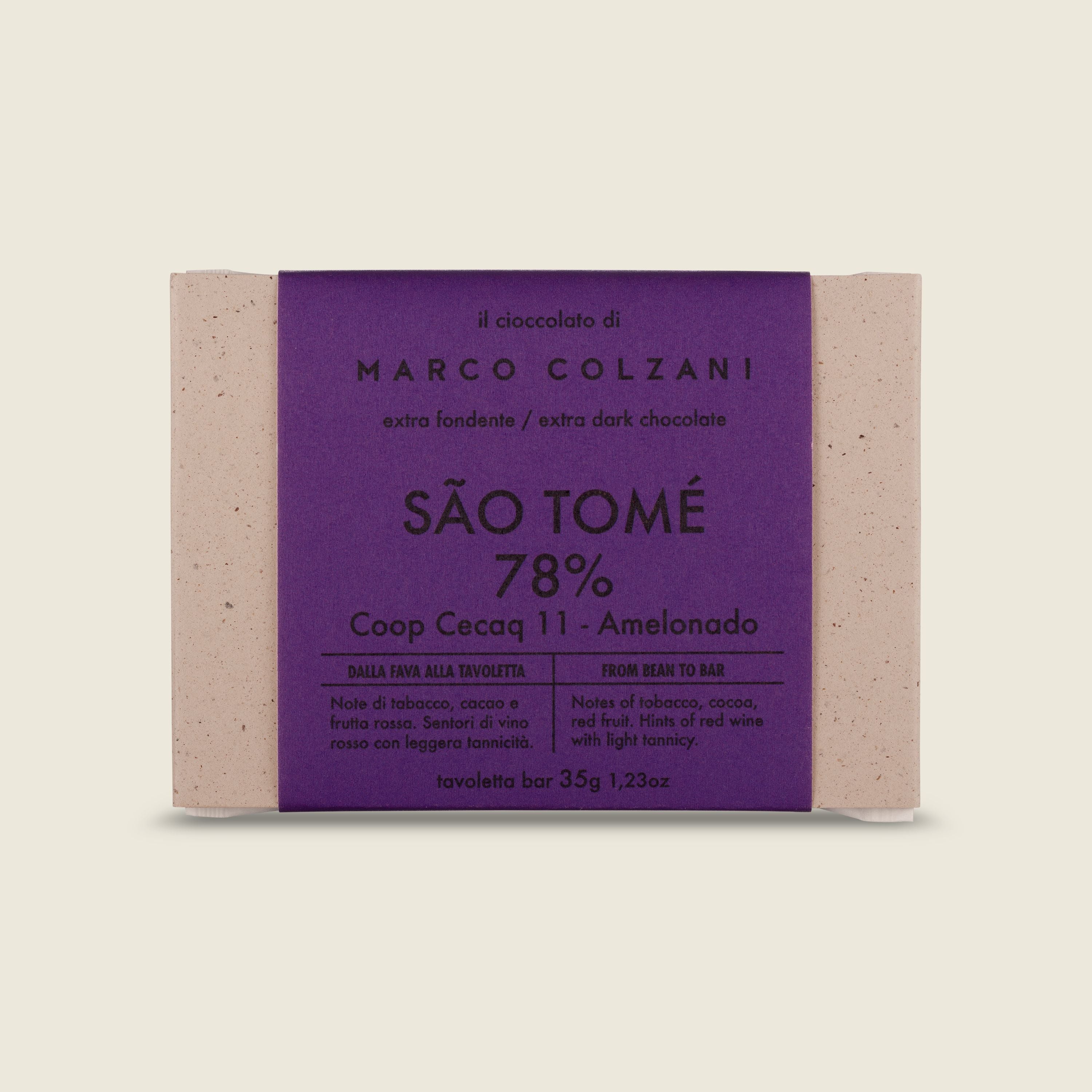 Marco Colzani São Tomé čokoláda 78%, 35g
