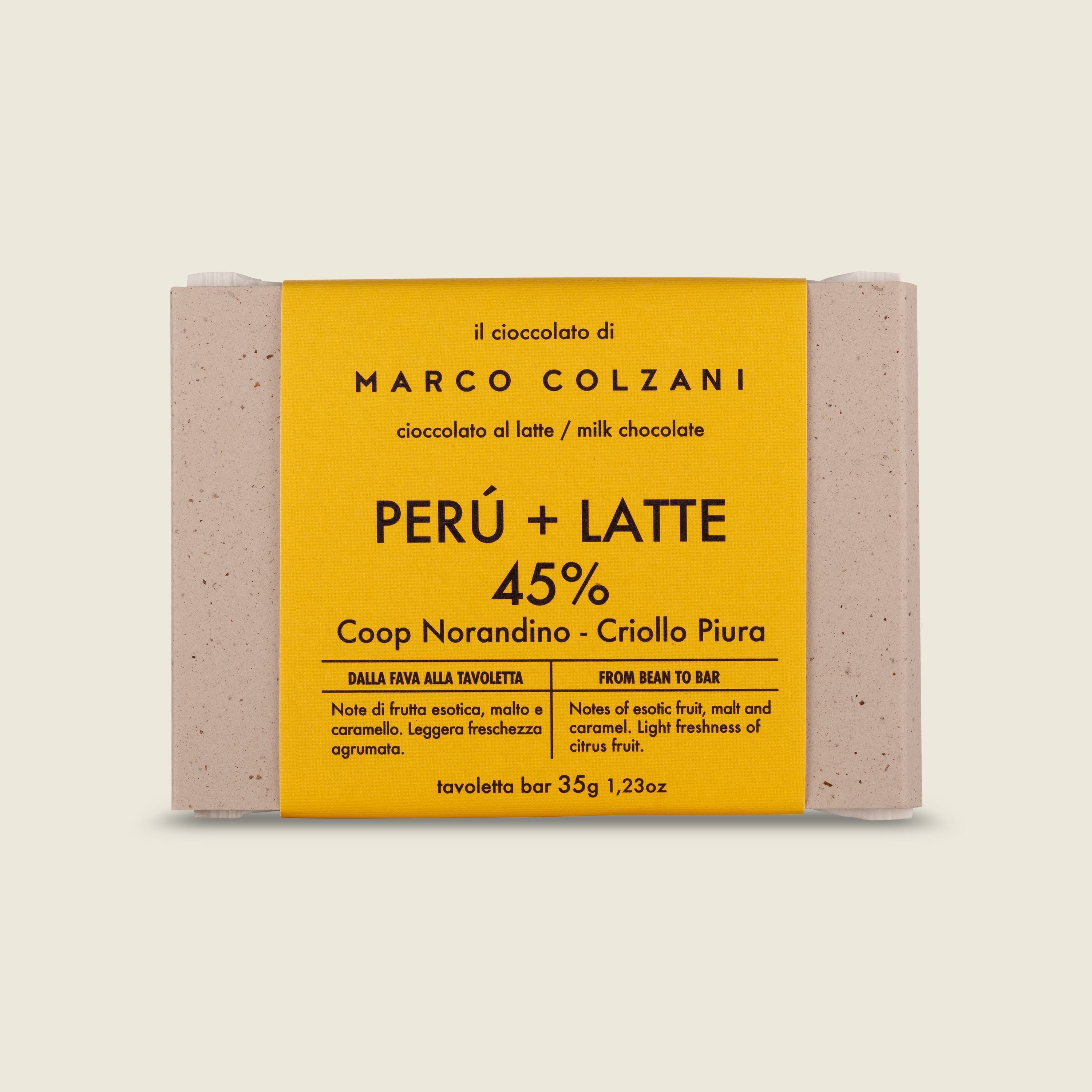 Marco Colzani Peru čokoláda mléčná 45%, 35g