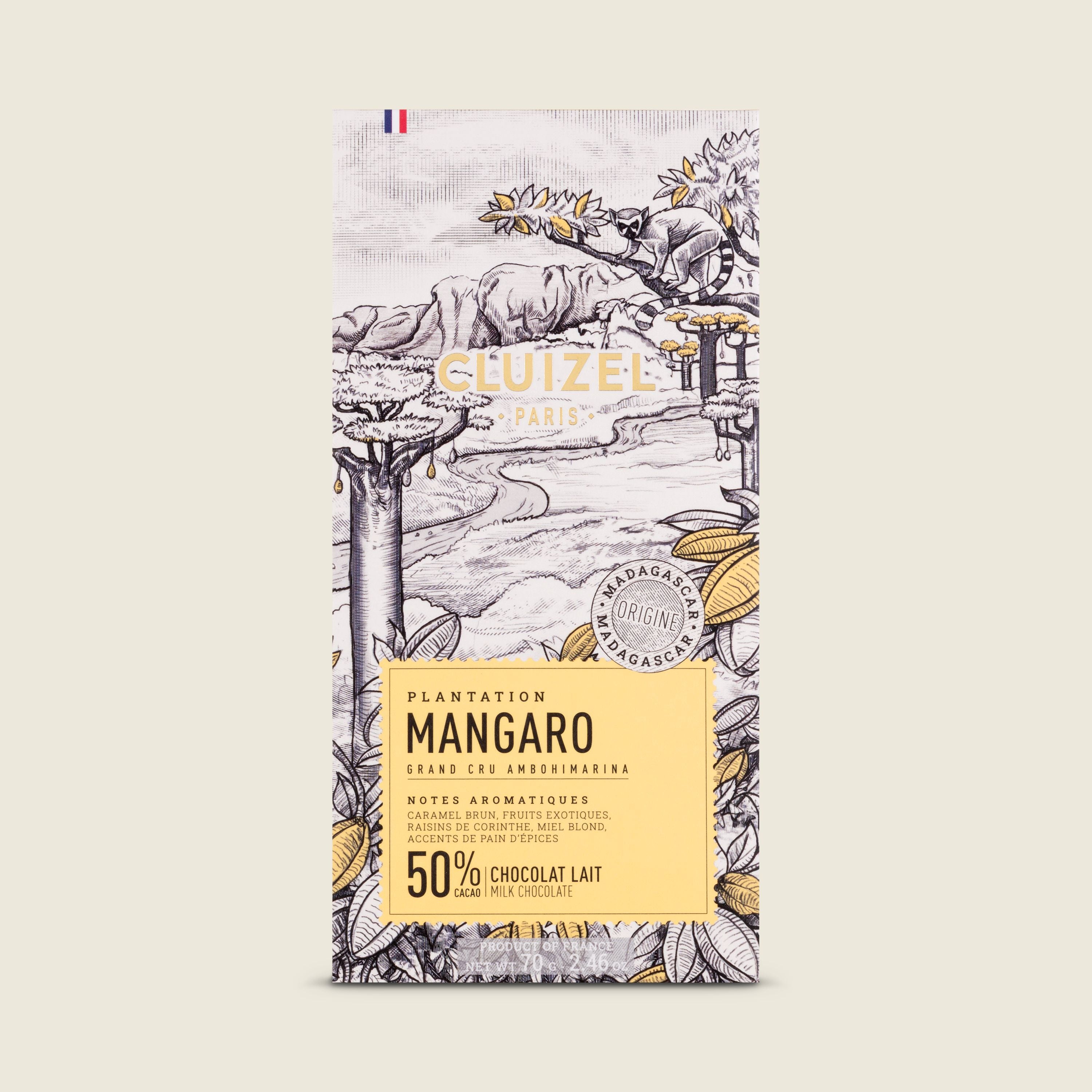 Cluizel Mangaro čokoláda mléčná  50%