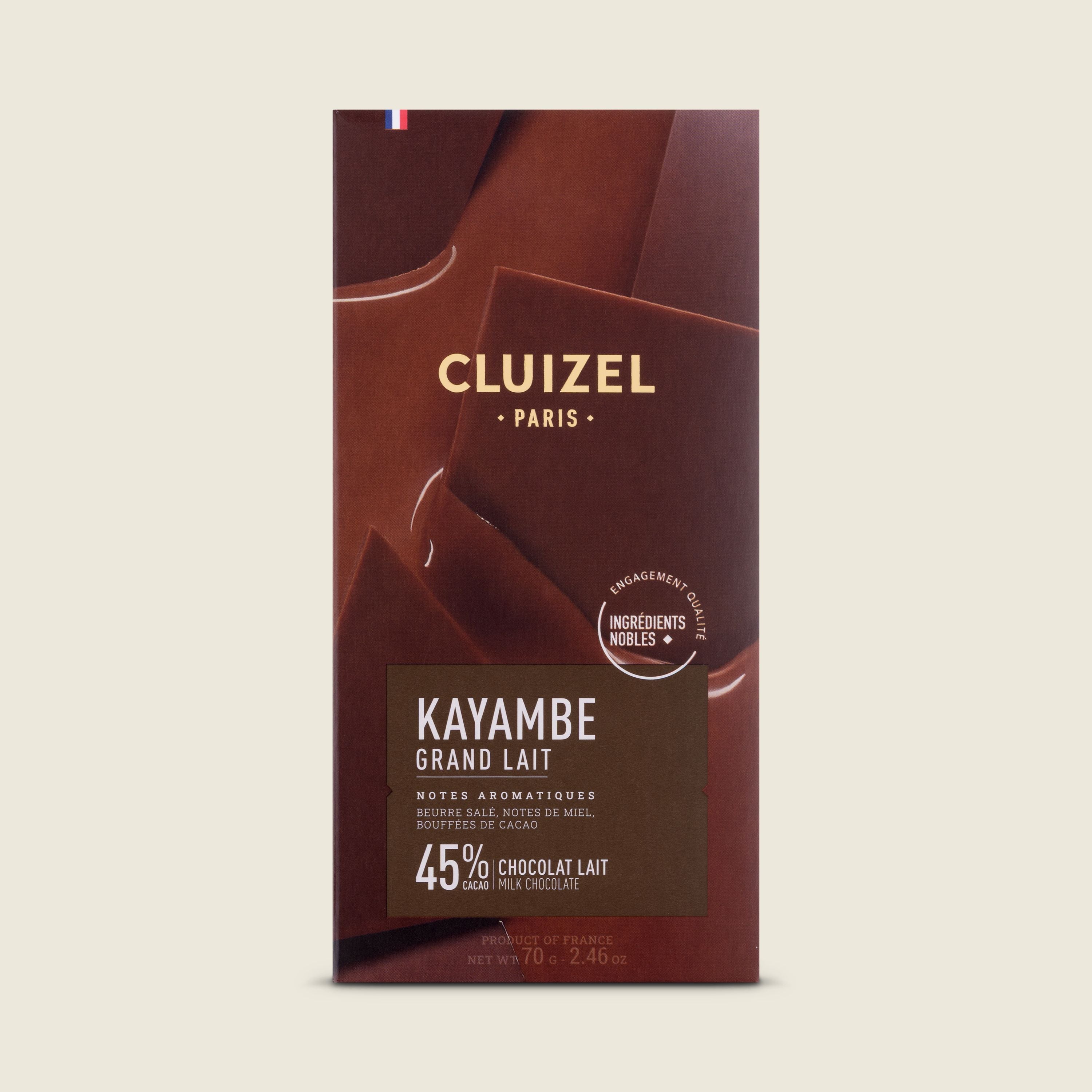 Cluizel Kayambe Grand Lait 45% mléčná čokoláda