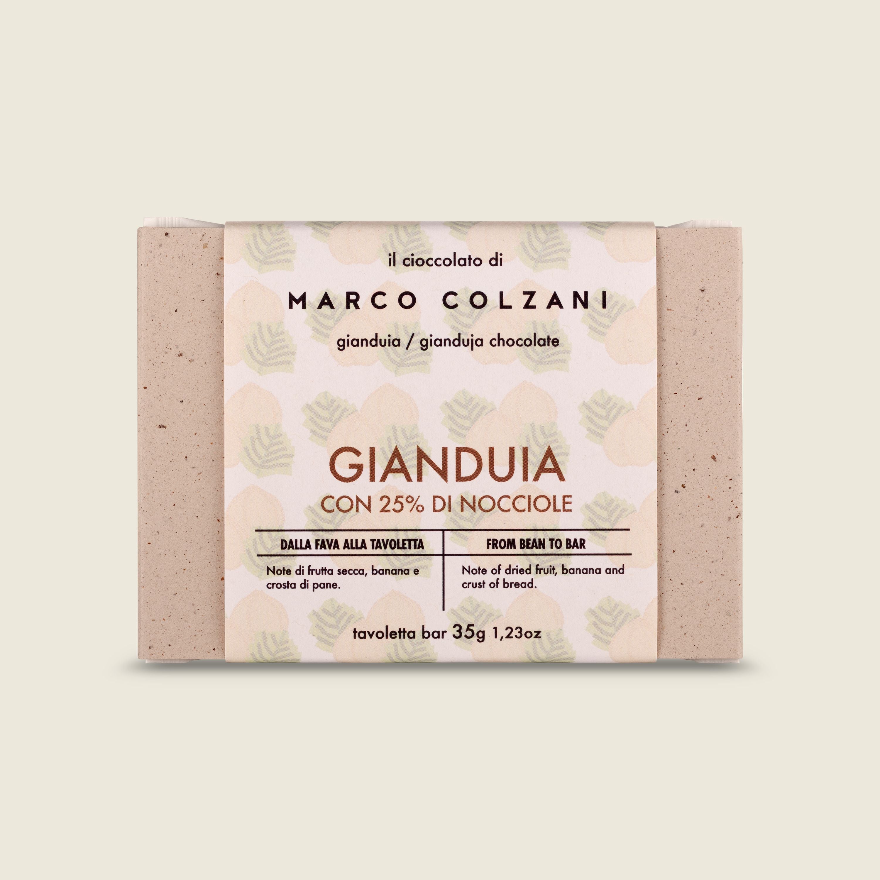 Marco Colzani Gianduia čokoláda s lískovými oříšky, 35g