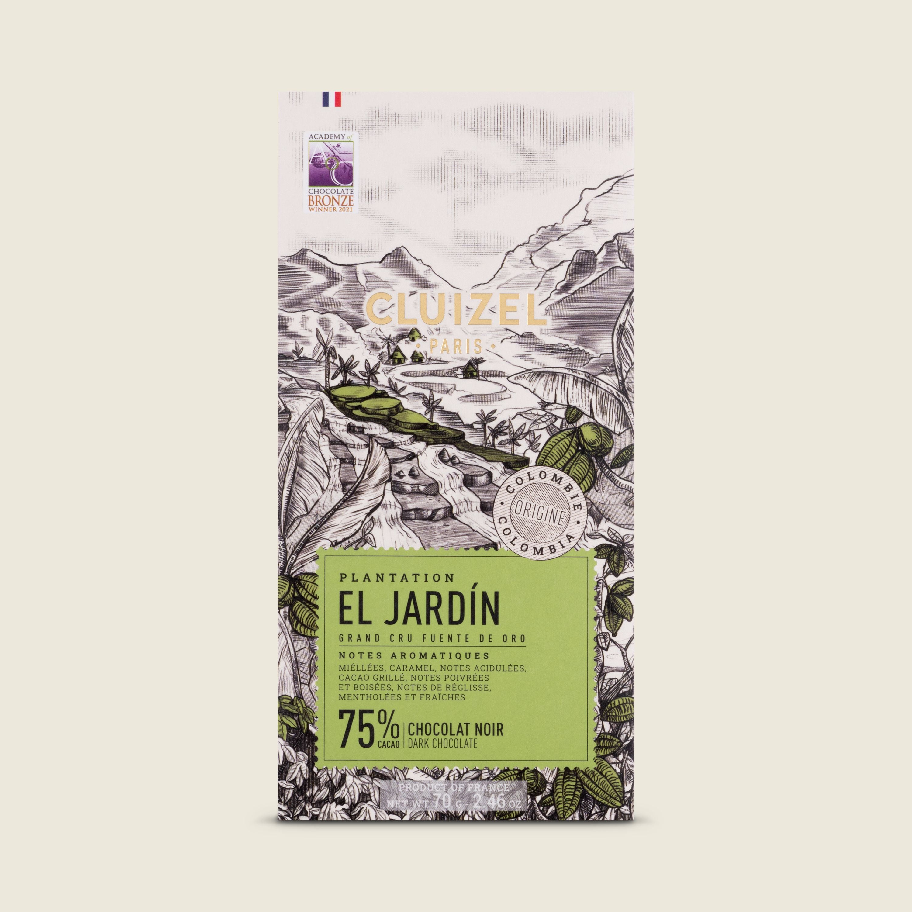 Cluizel El Jardín čokoláda 75%