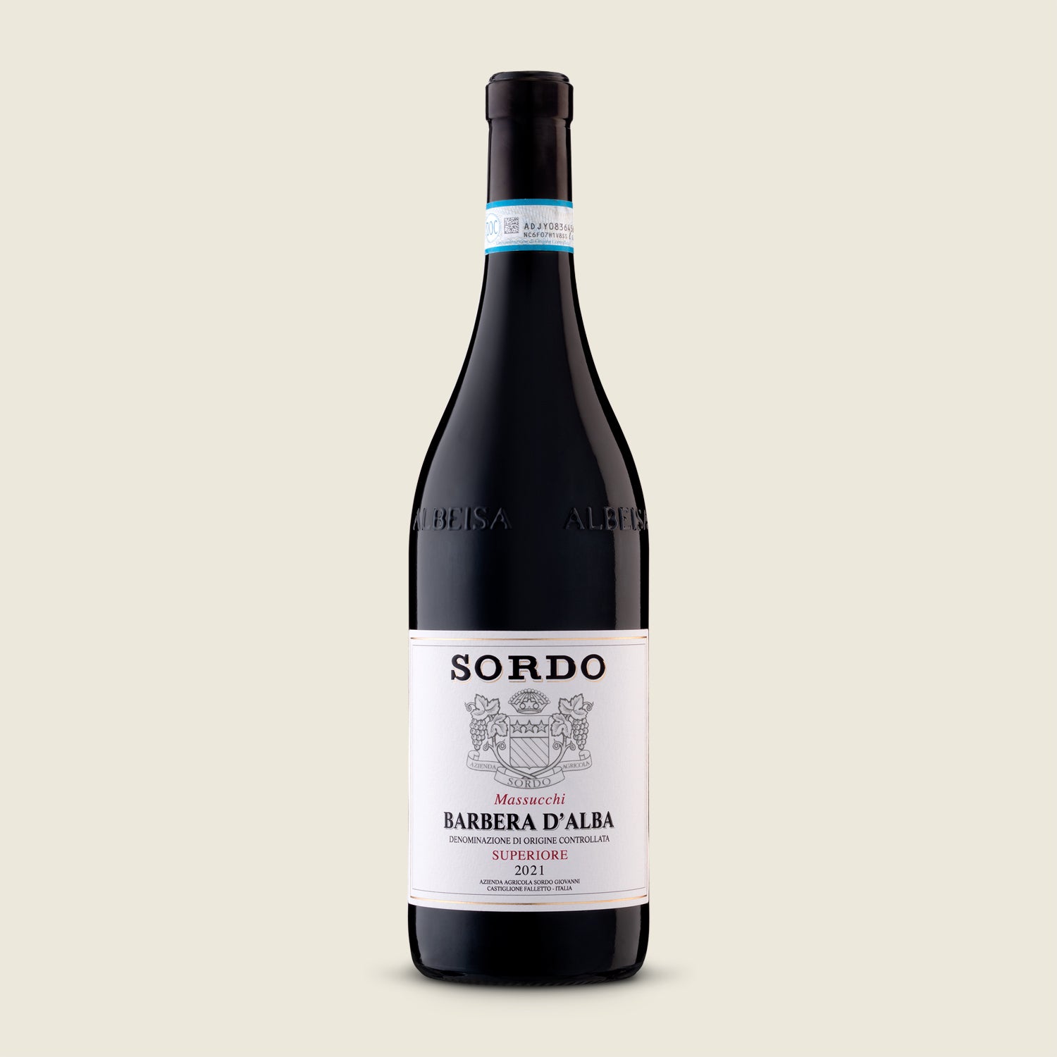 Sordo BARBERA D'ALBA DOC SUPERIORE MASSUCCHI 2021, červené suché víno