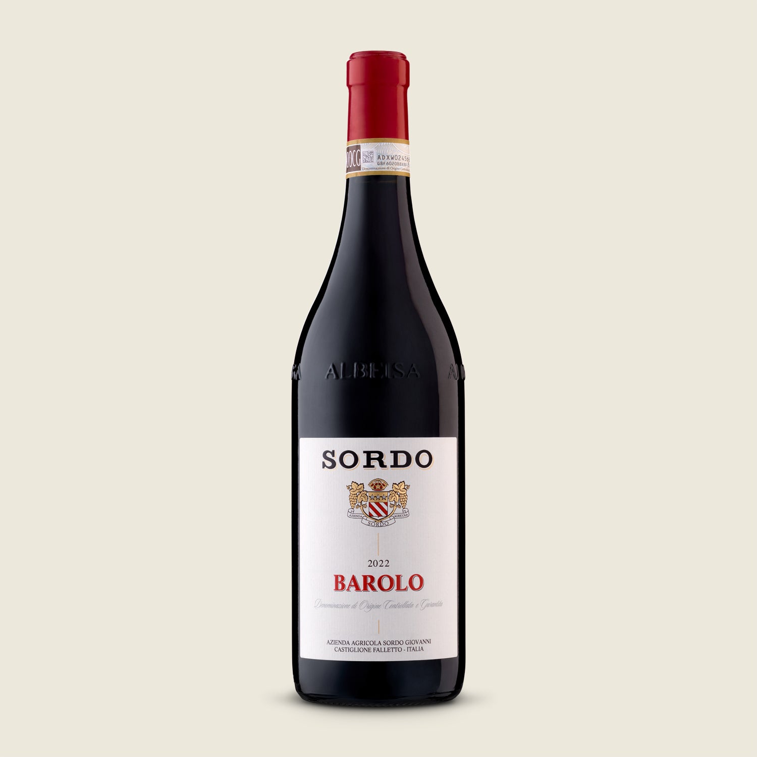 Sordo BAROLO DOCG 2022, červené suché víno