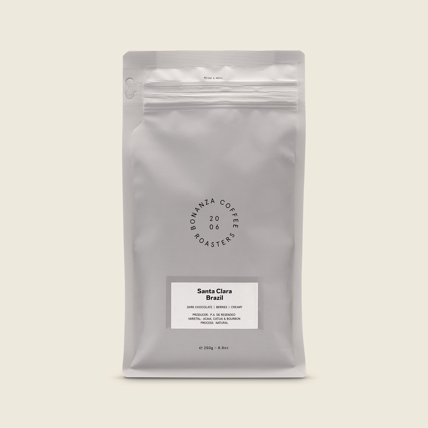 Bonanza Coffee Roasters Santa Clara, Brazílie, 250g