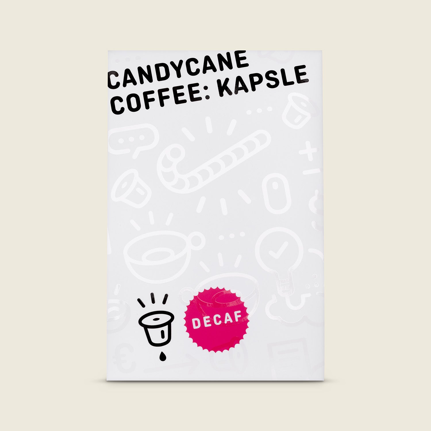 Candy Cane kávové kapsle Decaf, bez kofeinu, Kolumbie, 12ks