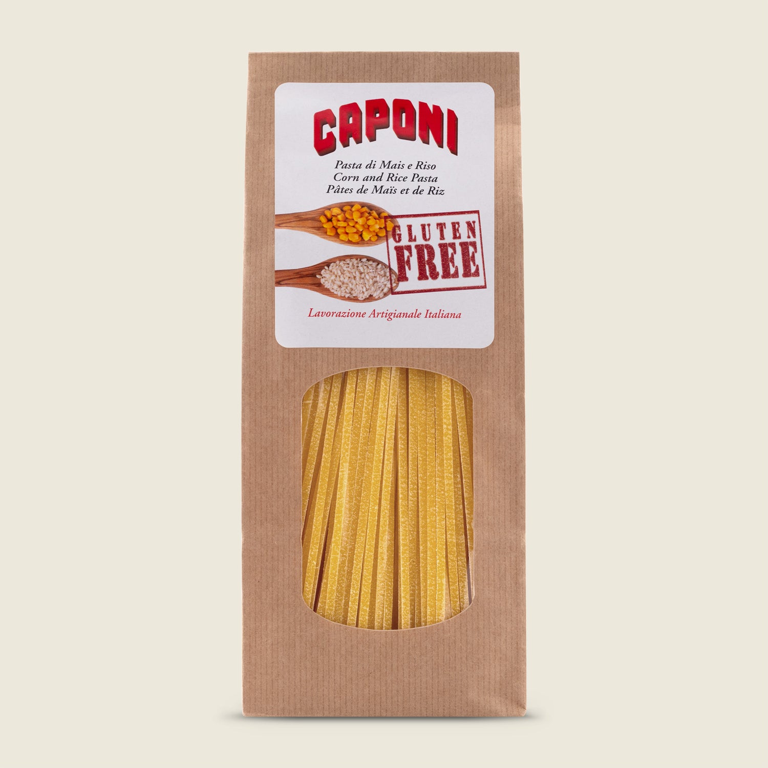 Pastificio Caponi Chitarroni kukuřično-rýžové bez lepku, 250 g