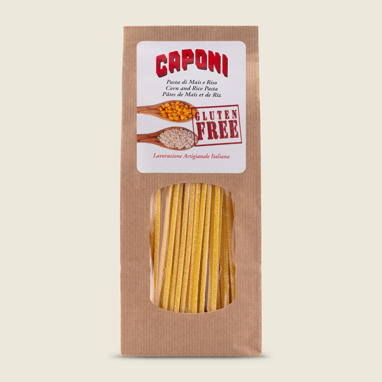 Pastificio Caponi Tagliolini kukuřično-rýžové bez lepku, 250 g