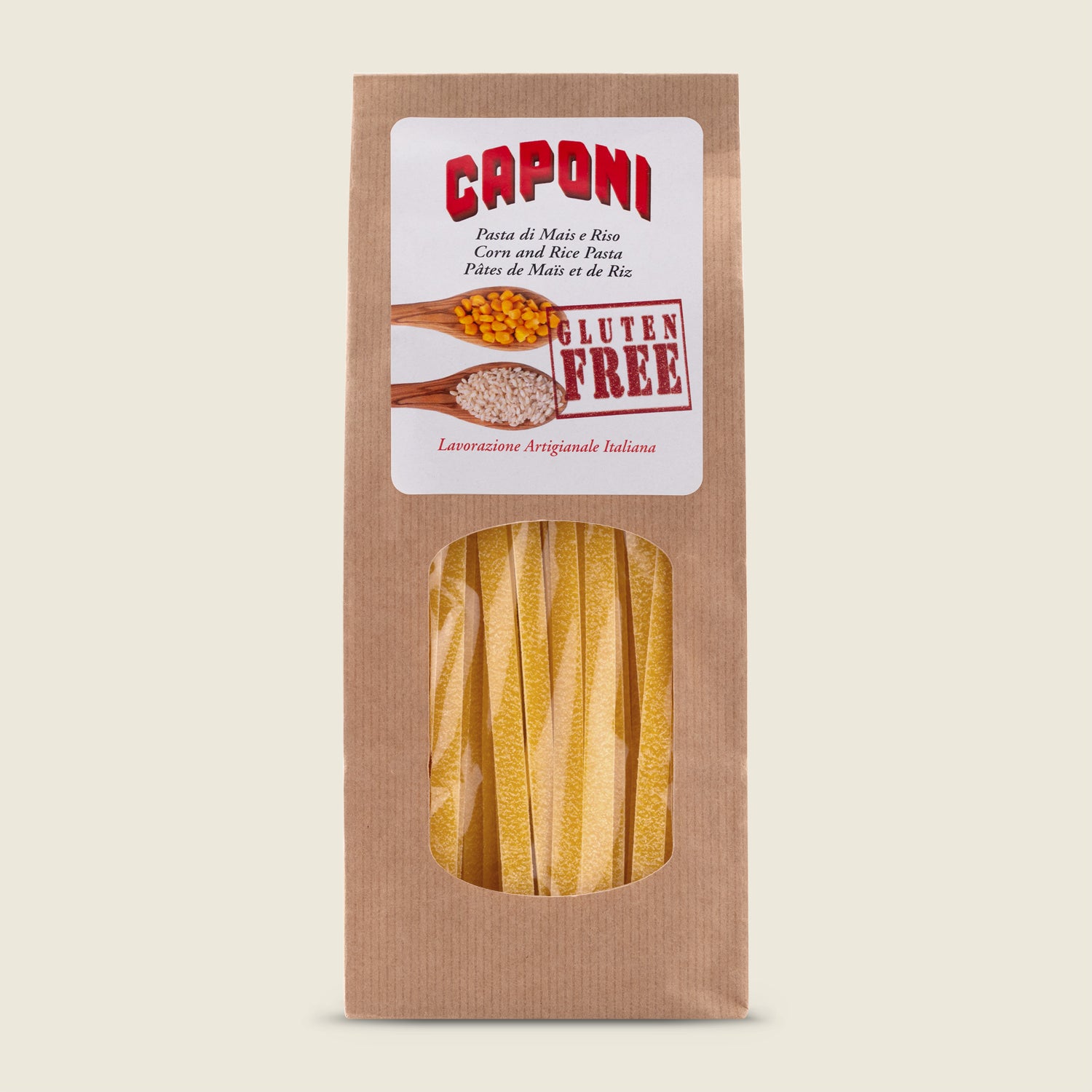Pastificio Caponi Tagliatelle kukuřično-rýžové bez lepku, 250 g