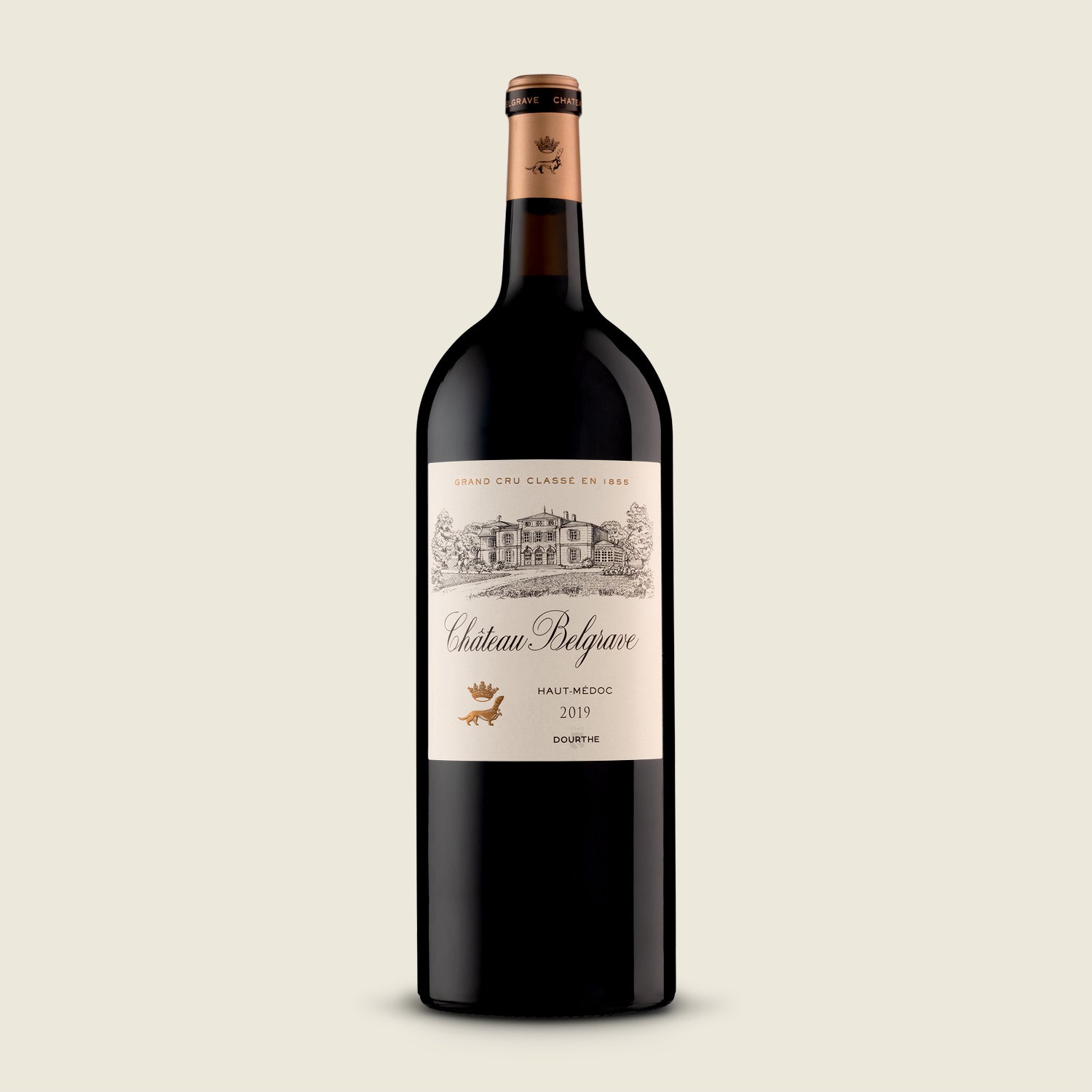 CHÂTEAU BELGRAVE 2019 1,5 l Magnum, červené suché víno
