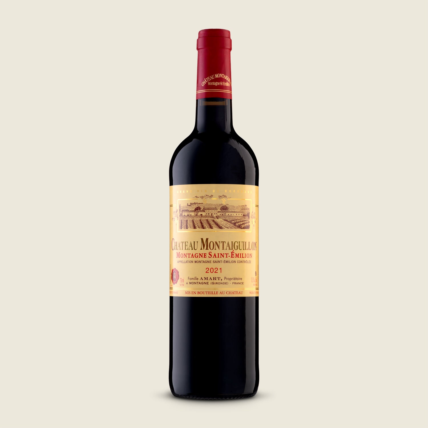 Château Montaiguillon MONTAGNE SAINT EMILION 2021, červené suché víno
