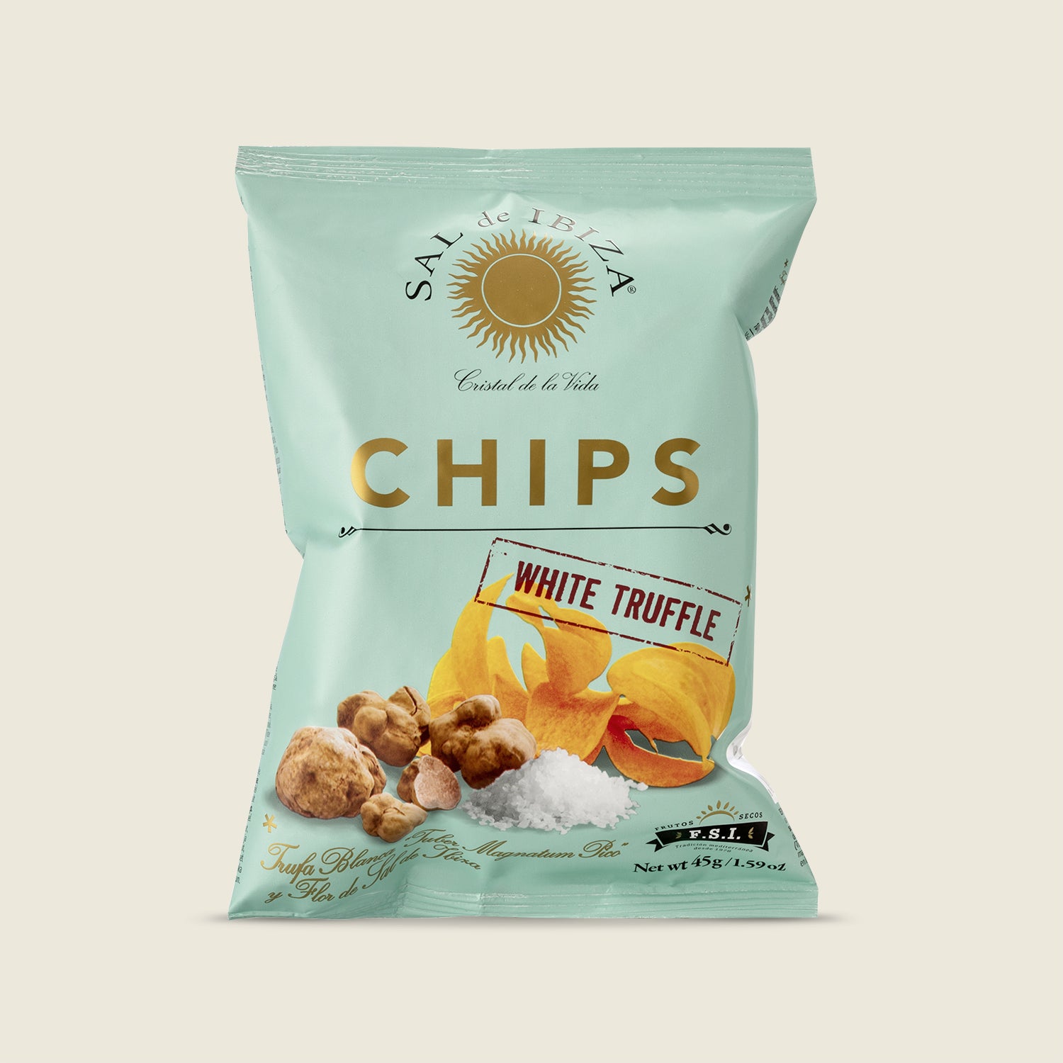 Sal de Ibiza Bramborové chipsy s lanýži, 45g