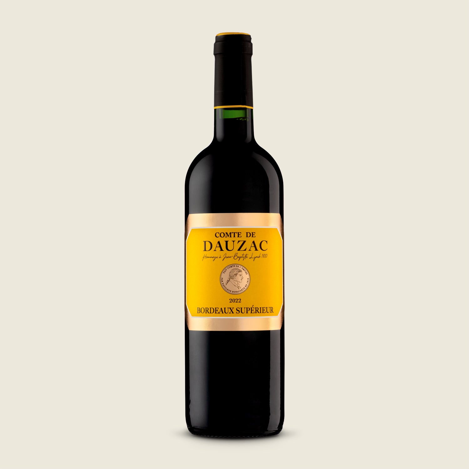 Maison Montagnac COMTE DE DAUZAC BORDEAUX SUPERIEUR 2022, červené suché víno