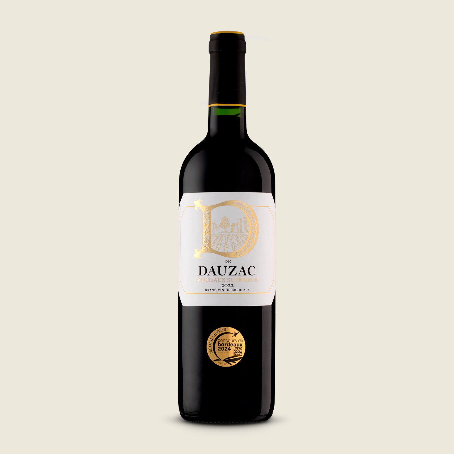 Maison Montagnac D DE DAUZAC BORDEAUX SUPERIEUR 2022, červené suché víno