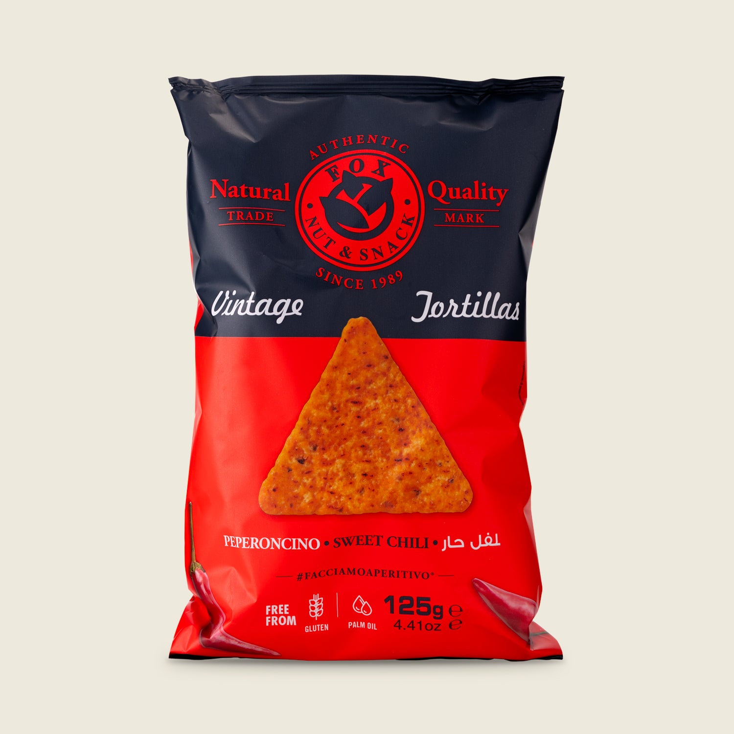 Fox Italia Kukuřičné tortilly sweet chilli, 125 g